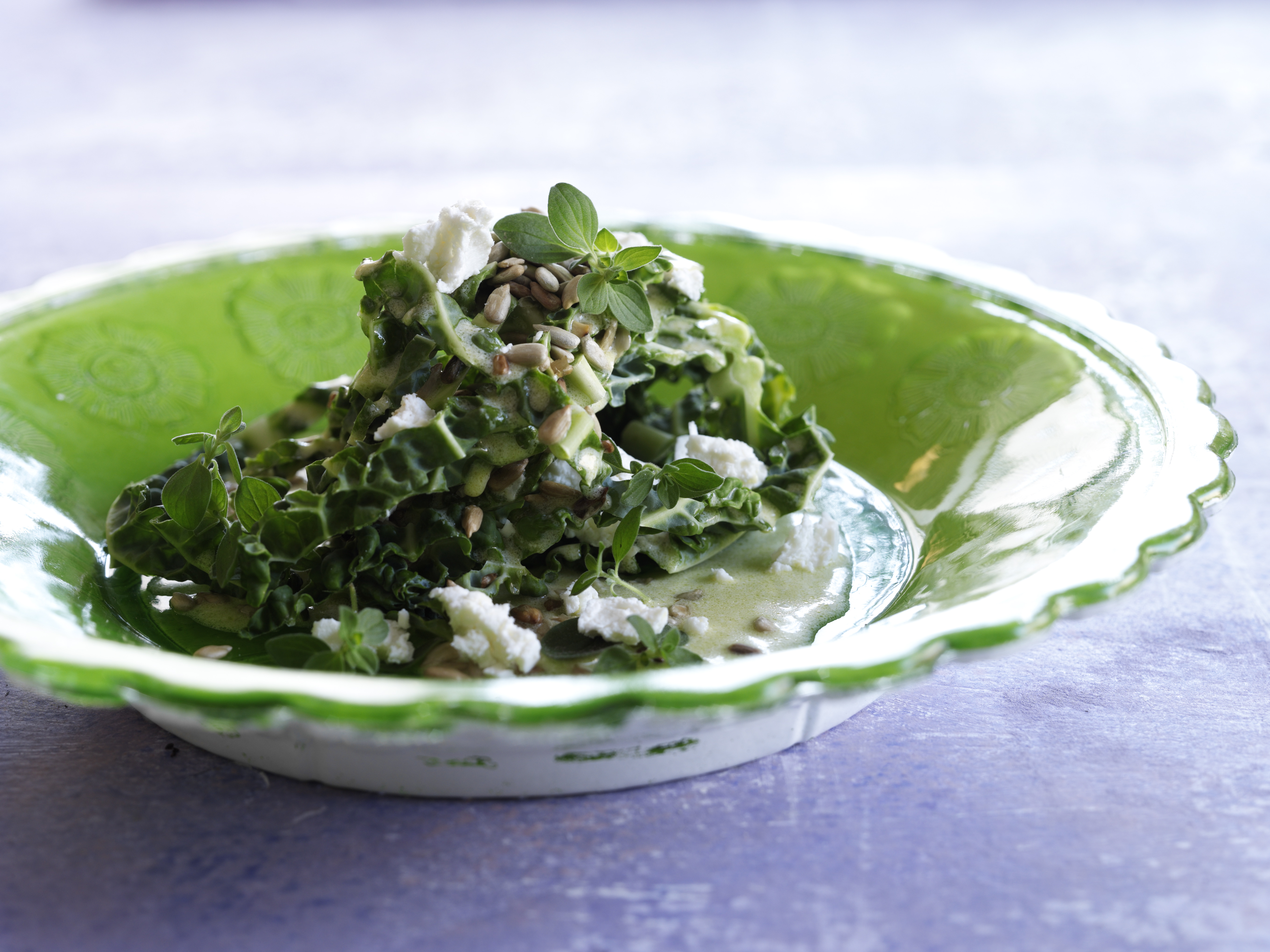 Råkost med flødedressing