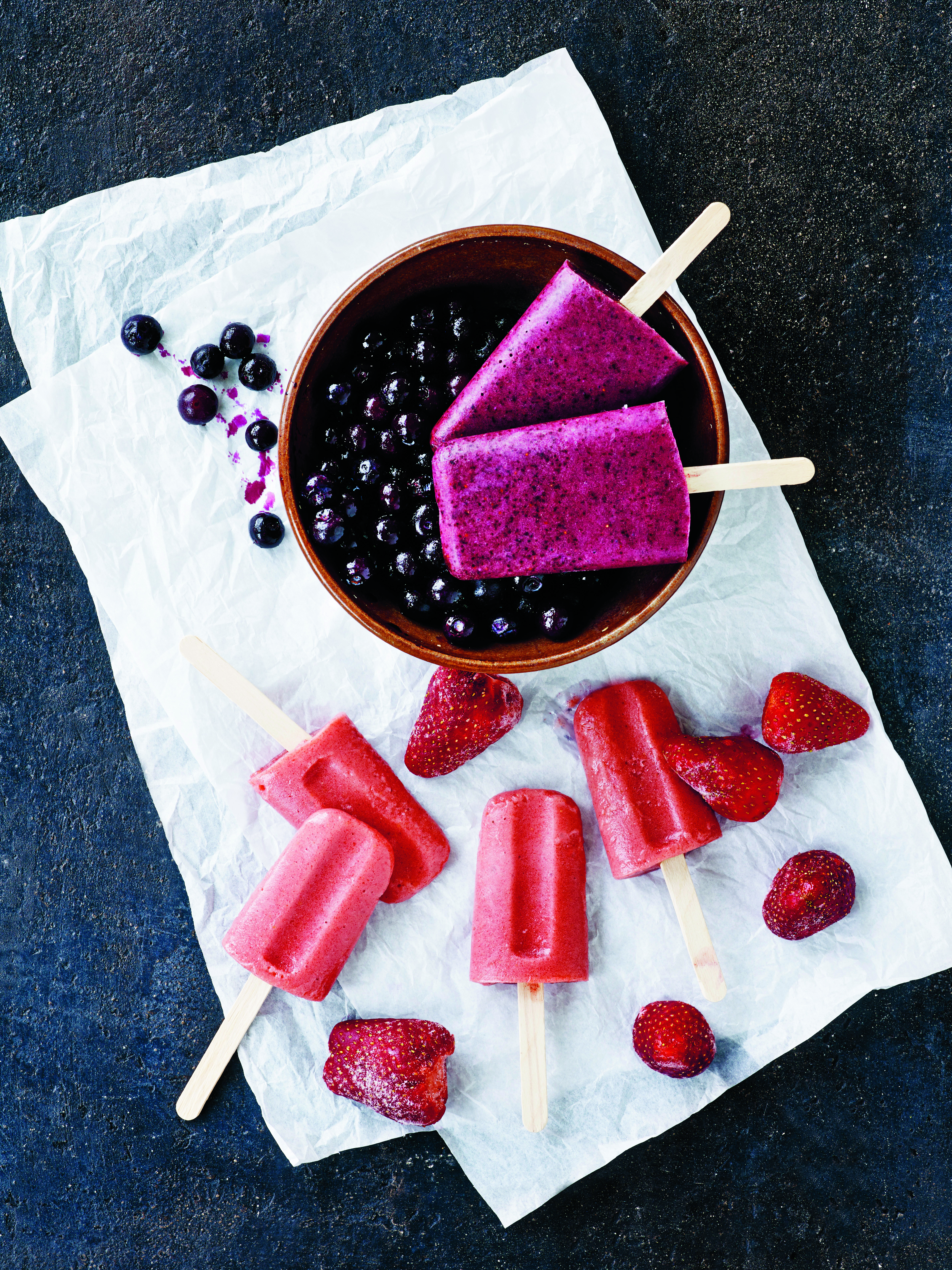 Hjemmelavede smoothie-ispinde