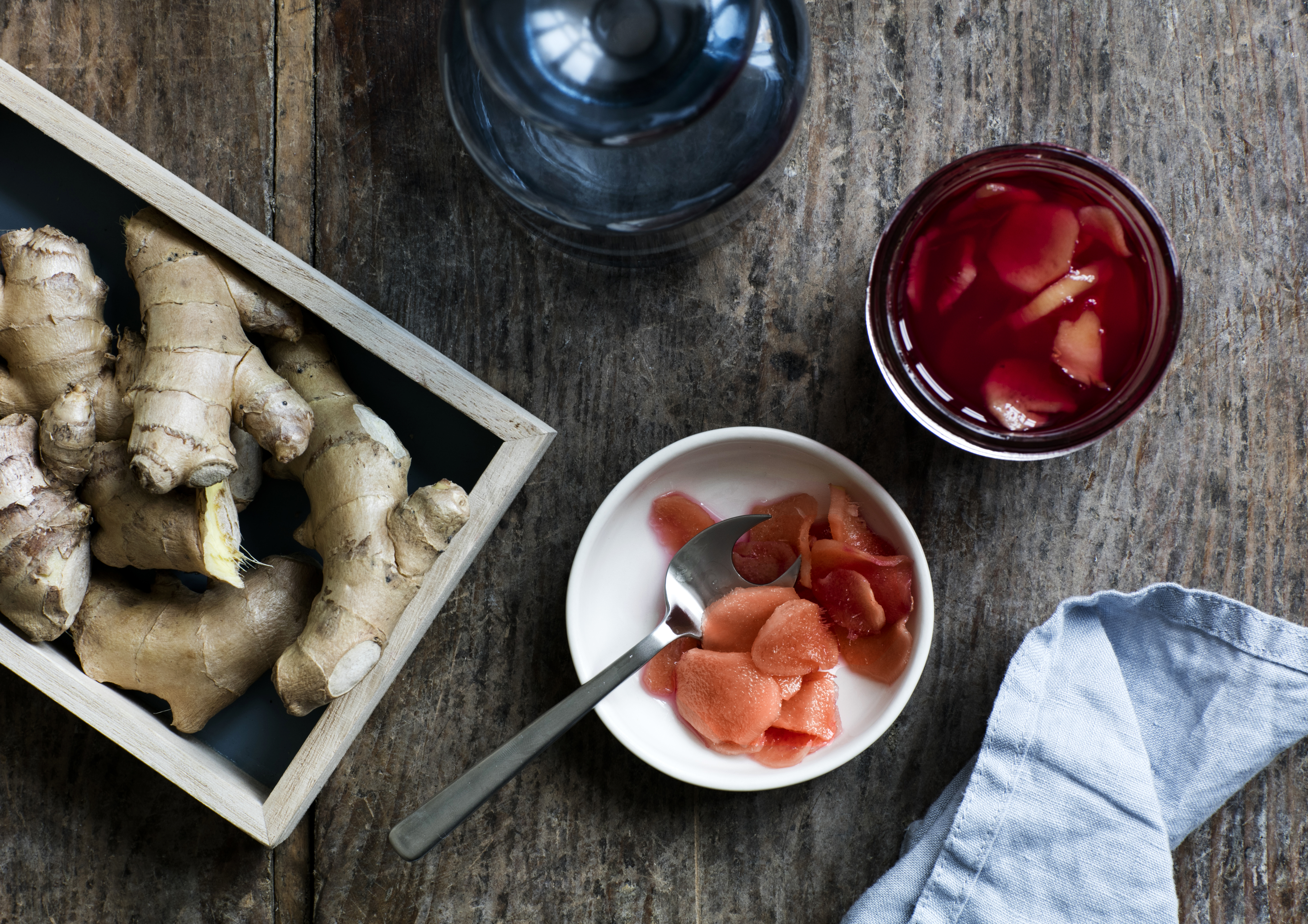 Syltet ingefær (gari)