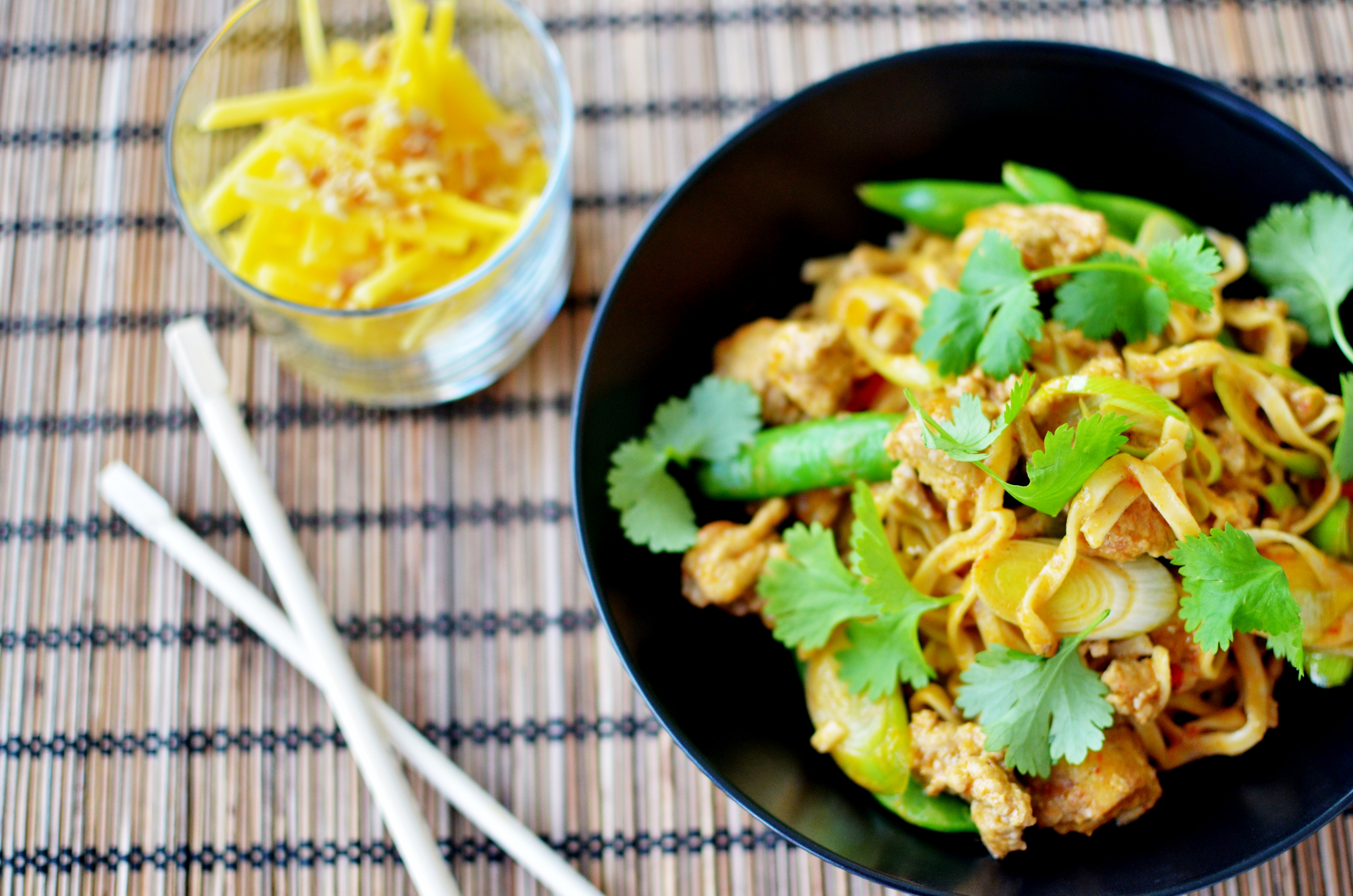 Millionbøf med kokos og sprødt grønt