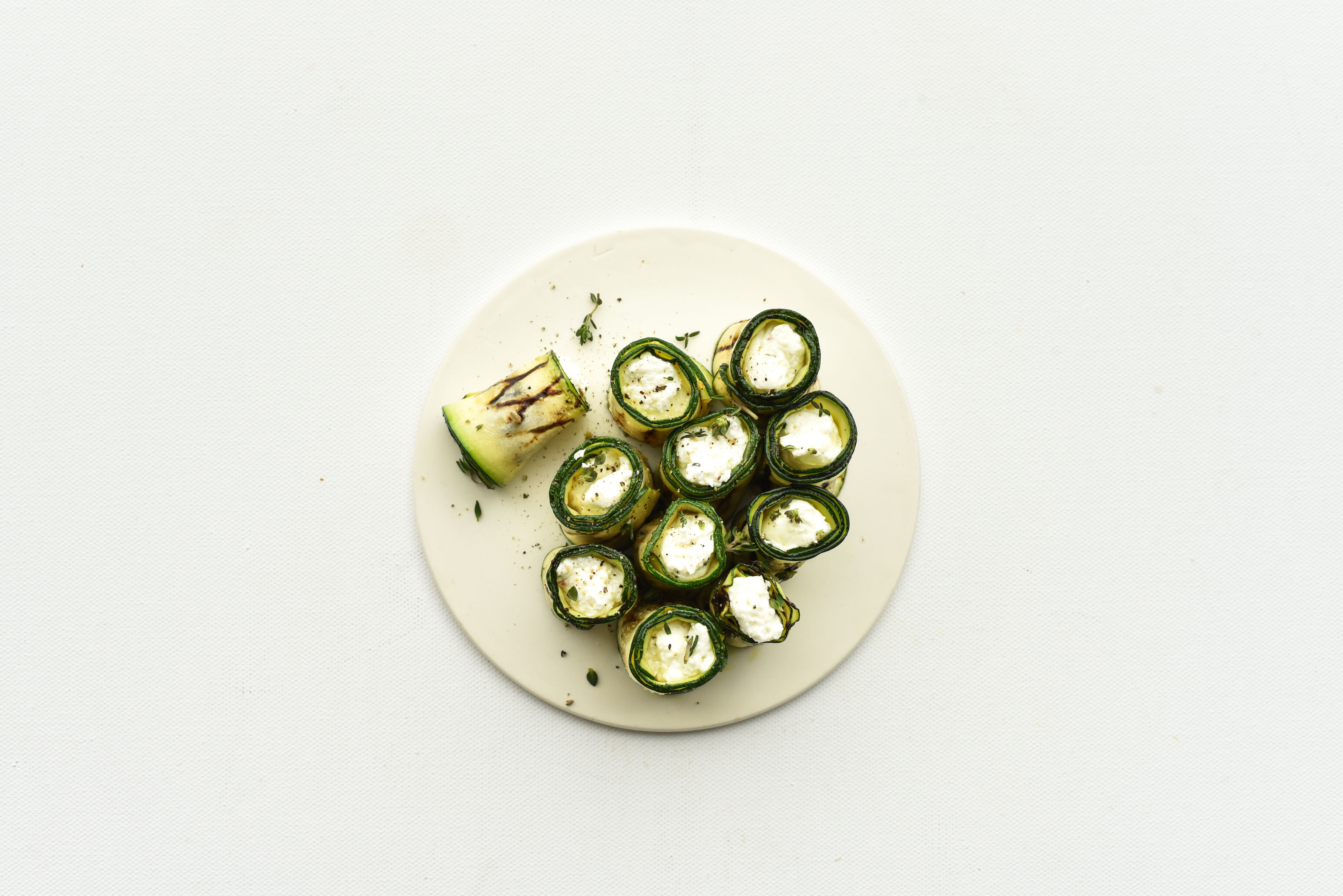 Squashruller med gedeost