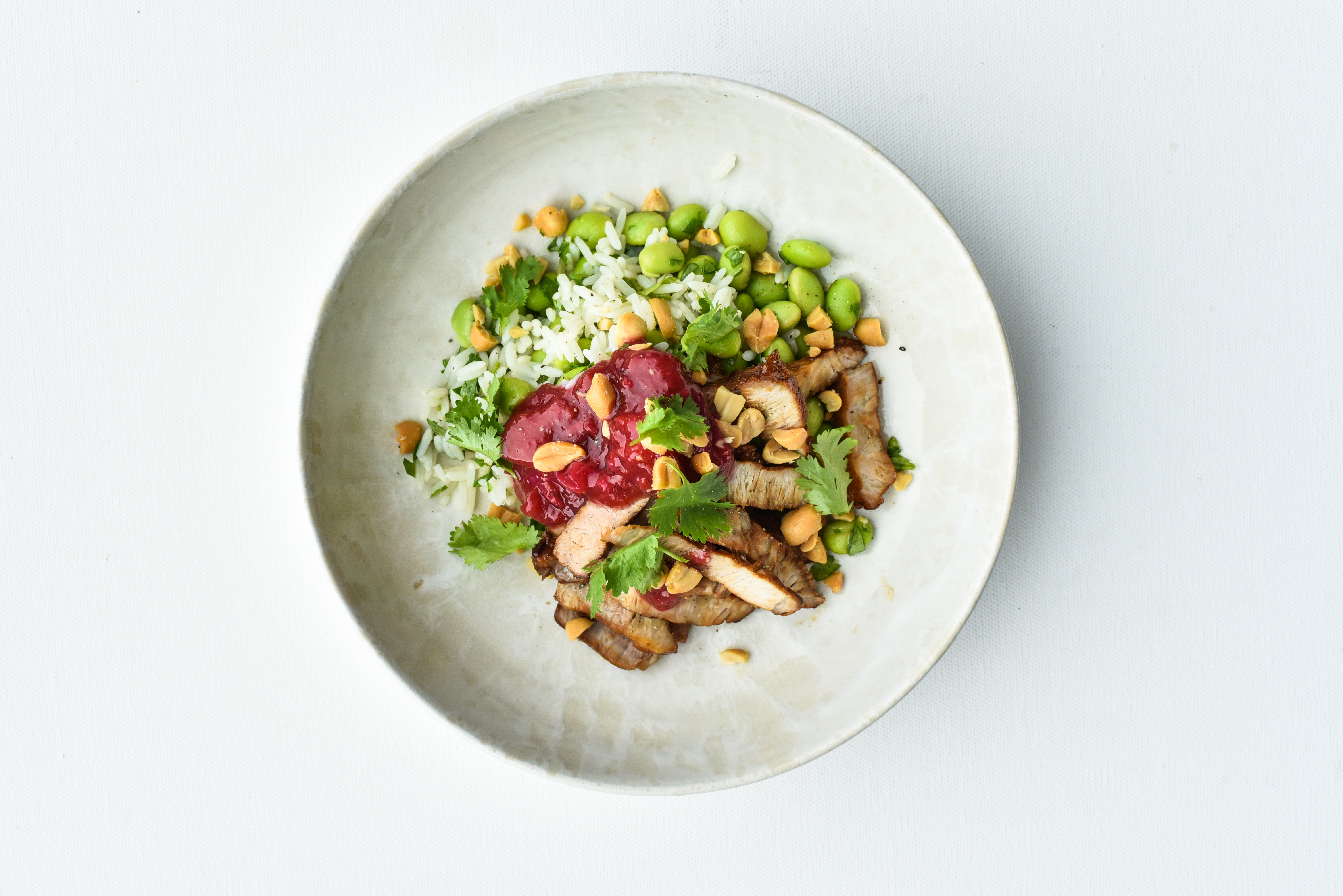 Chutney med blomme og mango