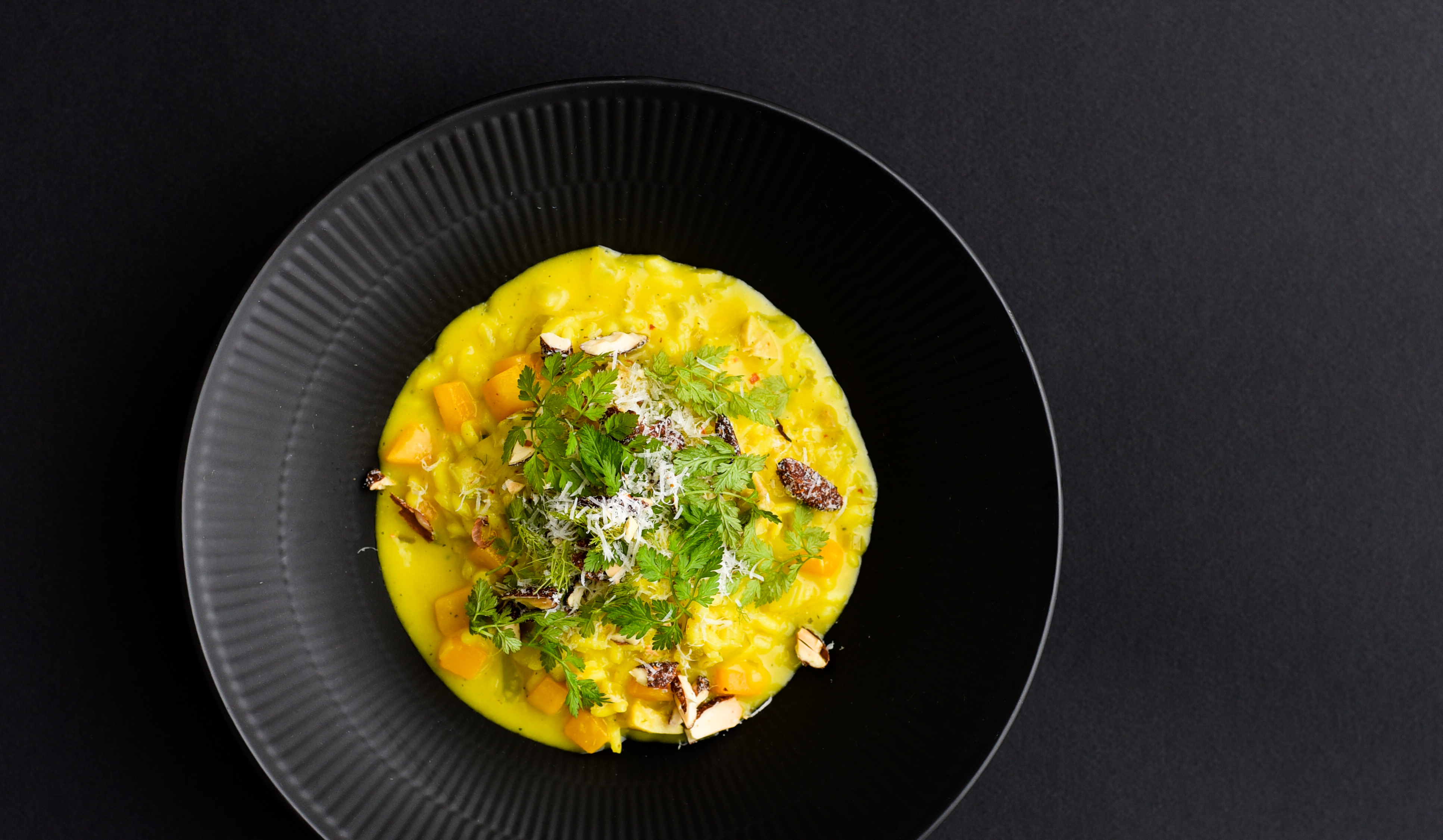 Risotto med kylling og græskar