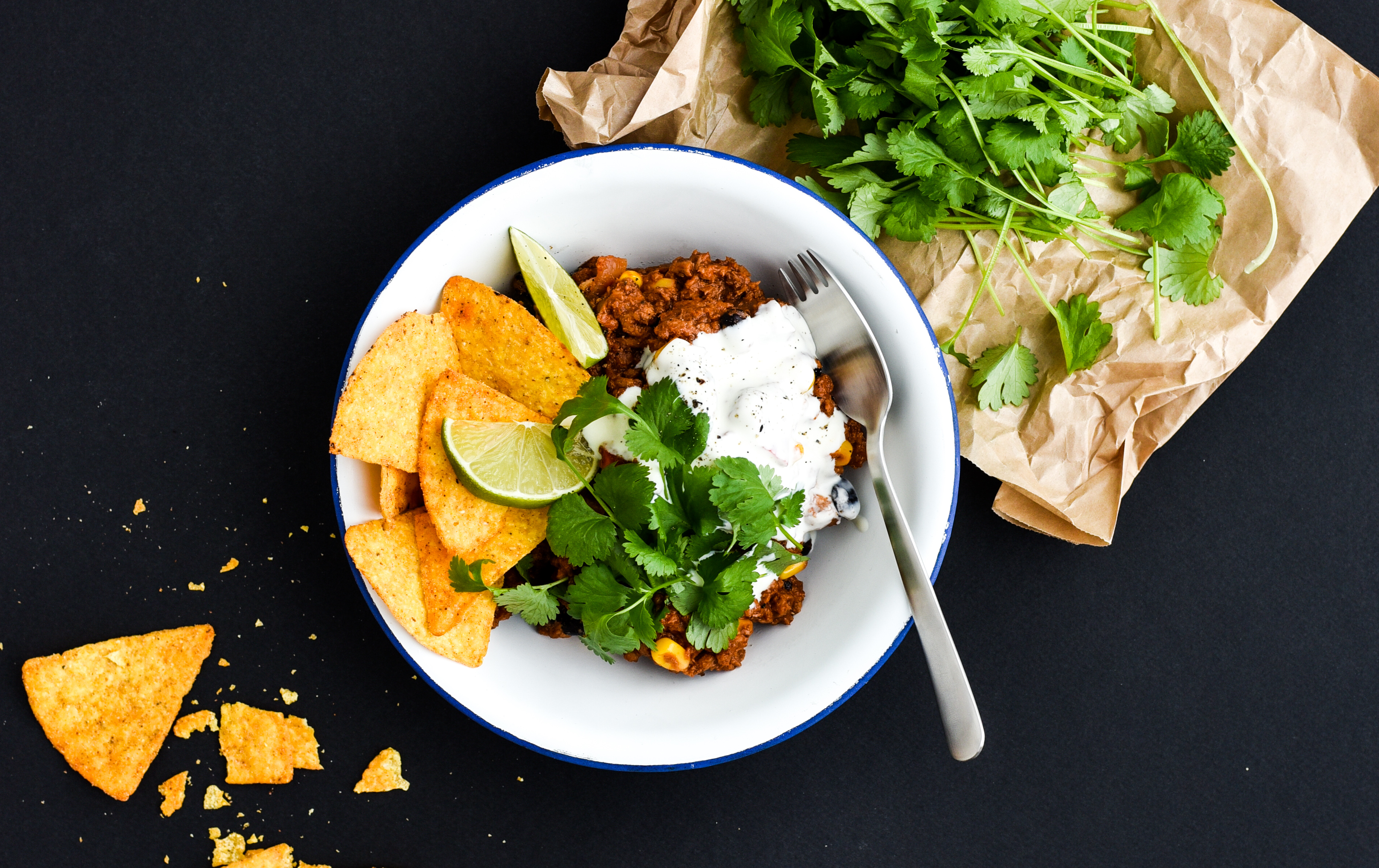 Chili sin carne - med plantefars