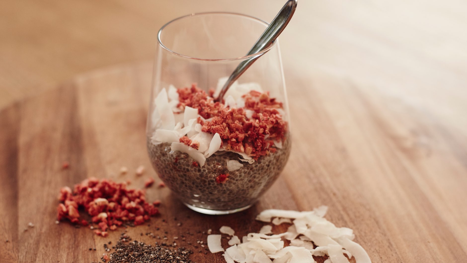 Morgengrød med chiafrø 