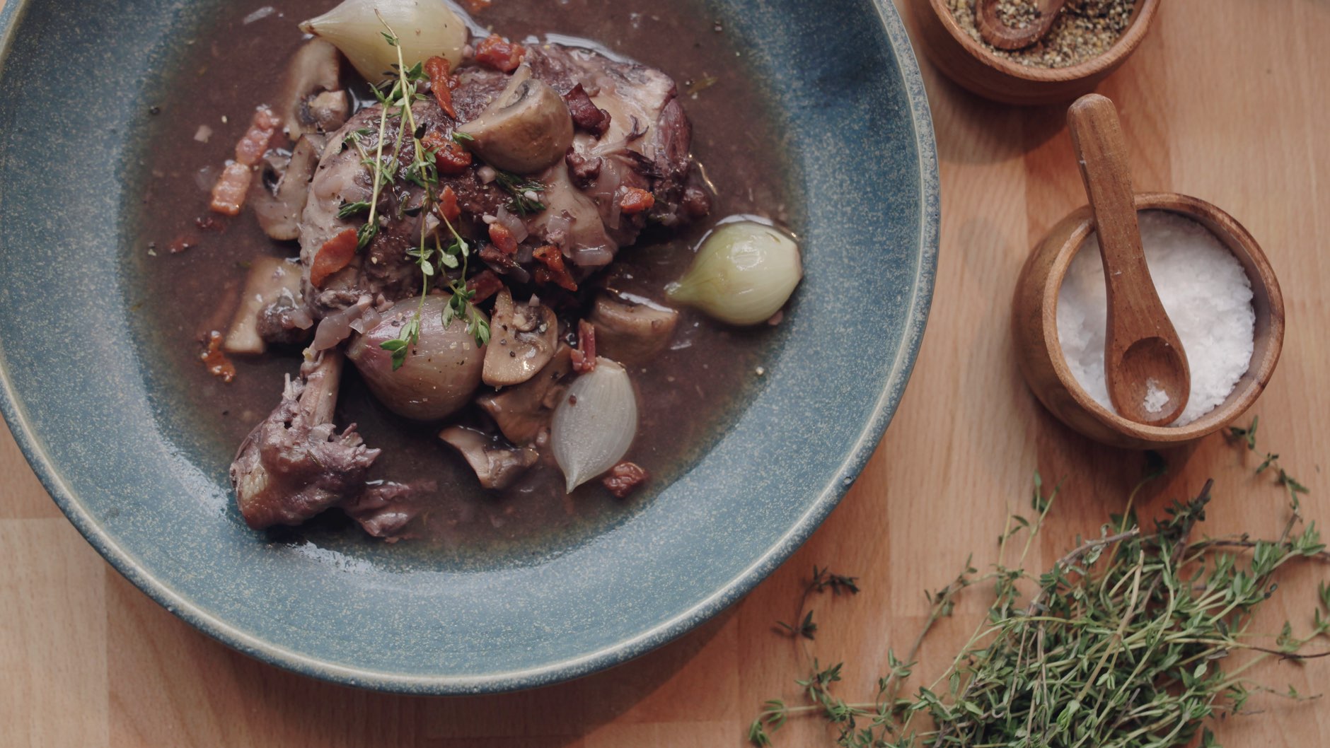 Klassisk Coq au vin