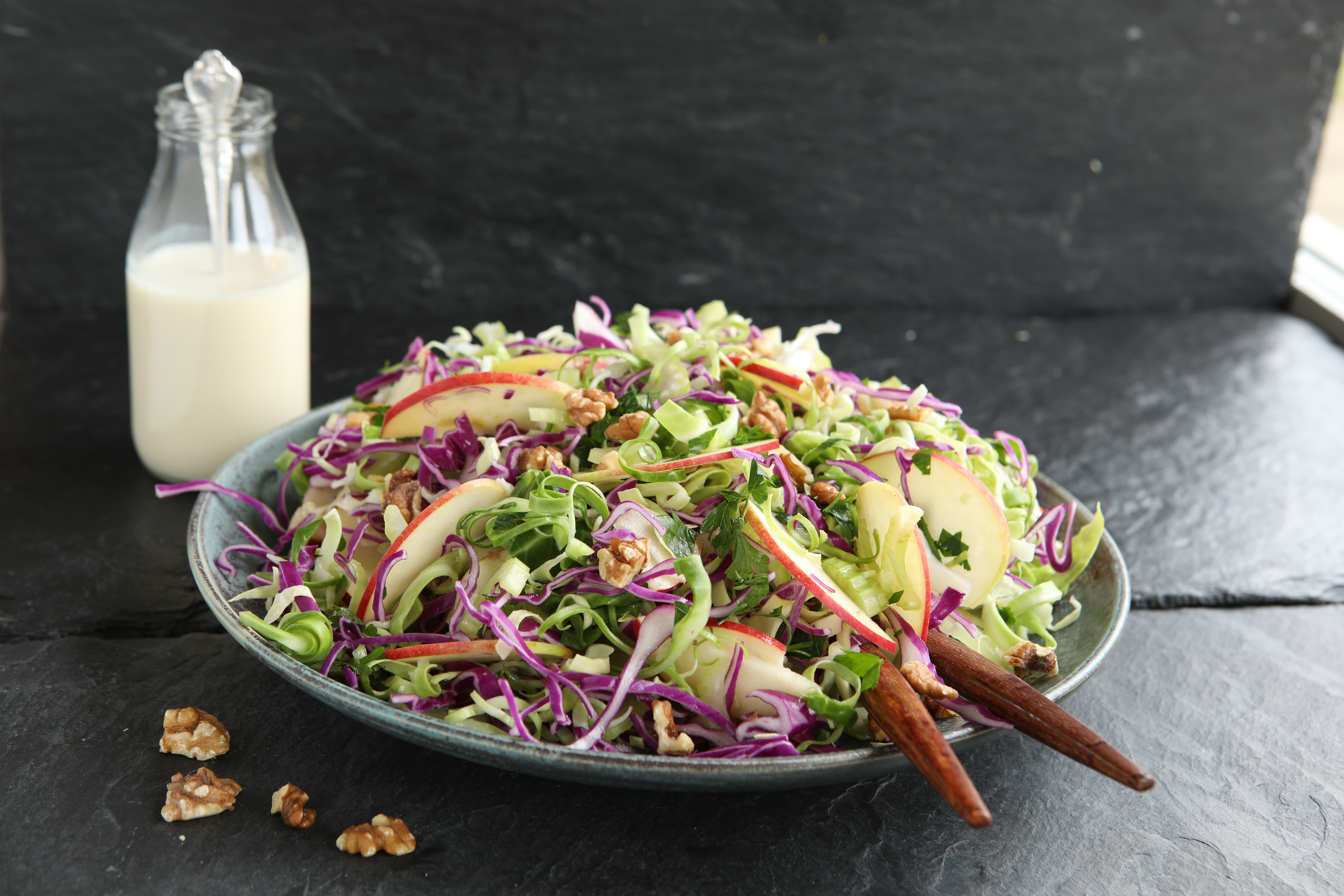 Spidskålssalat med mormordressing