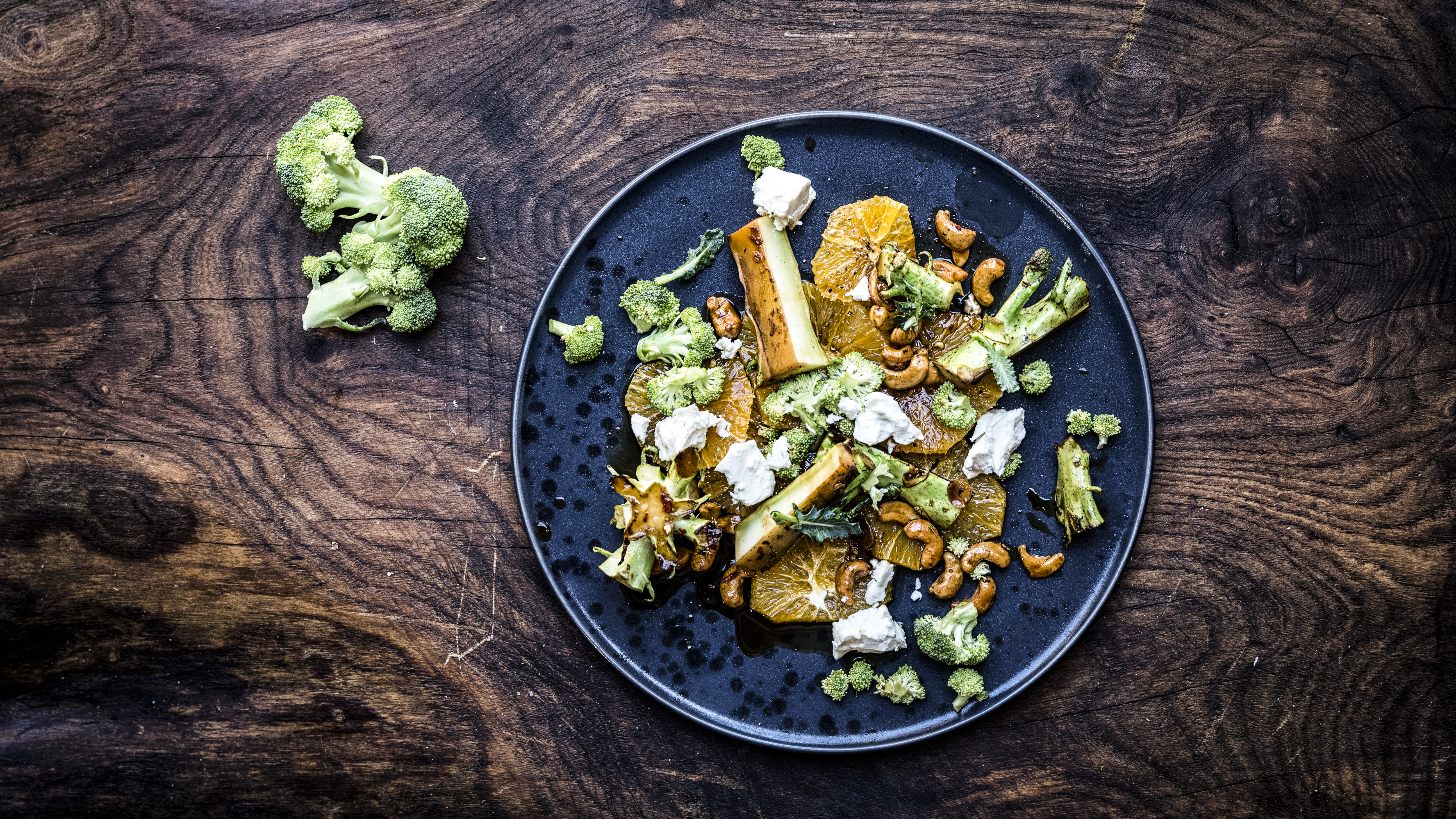 Broccolisalat med appelsin
