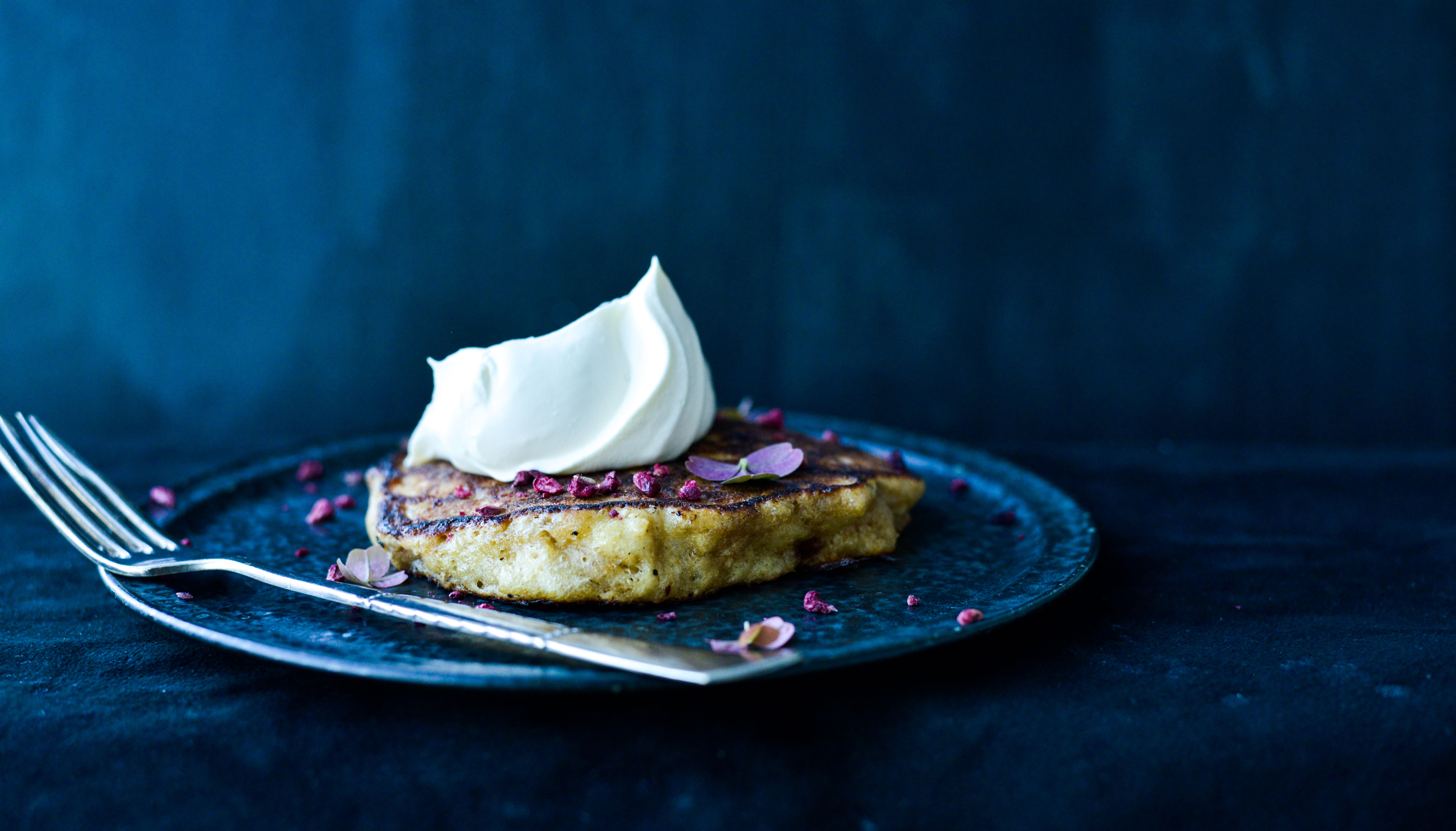 Luftige bananpandekager uden havregryn