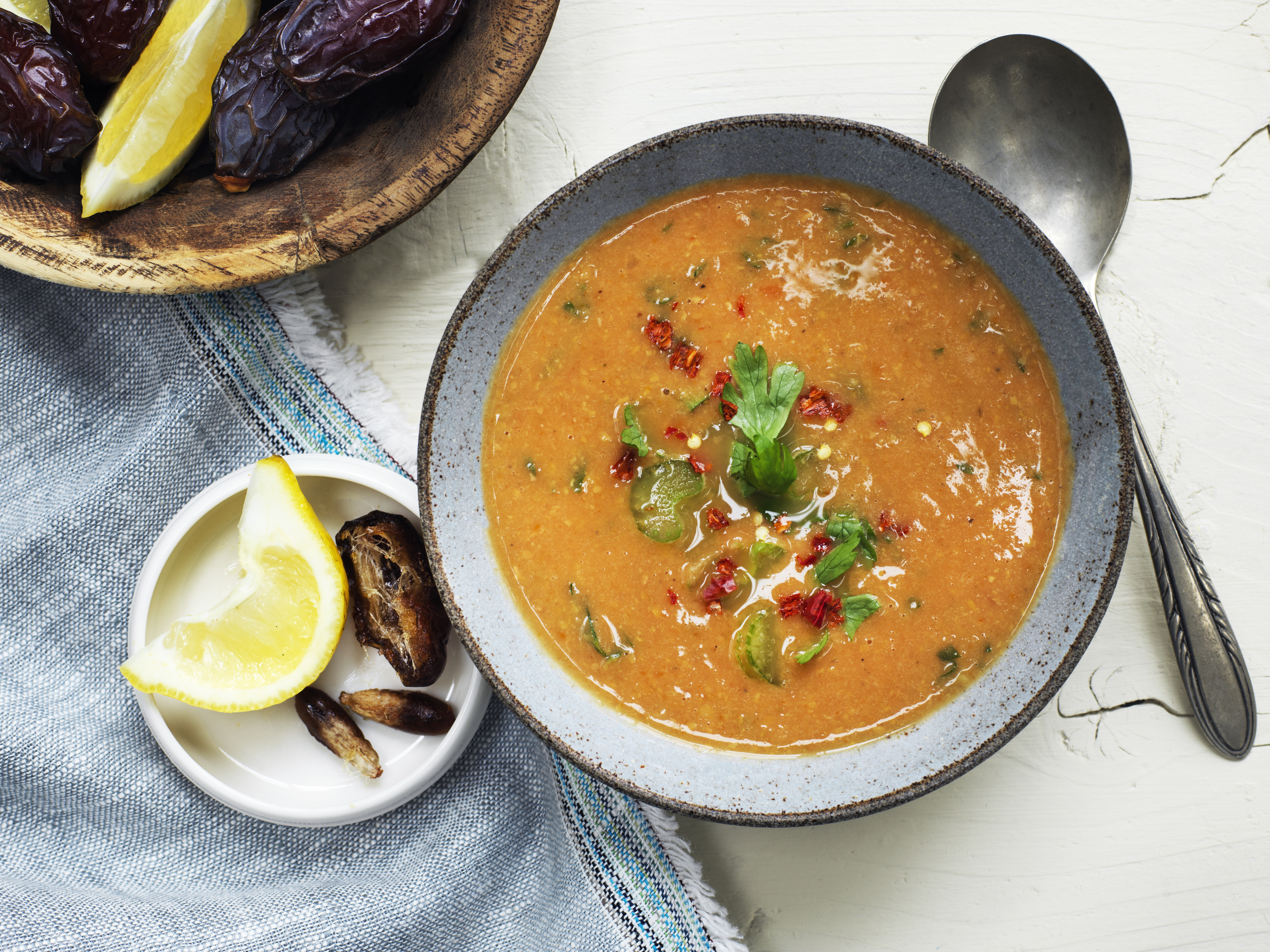 Vegetarisk harirasuppe