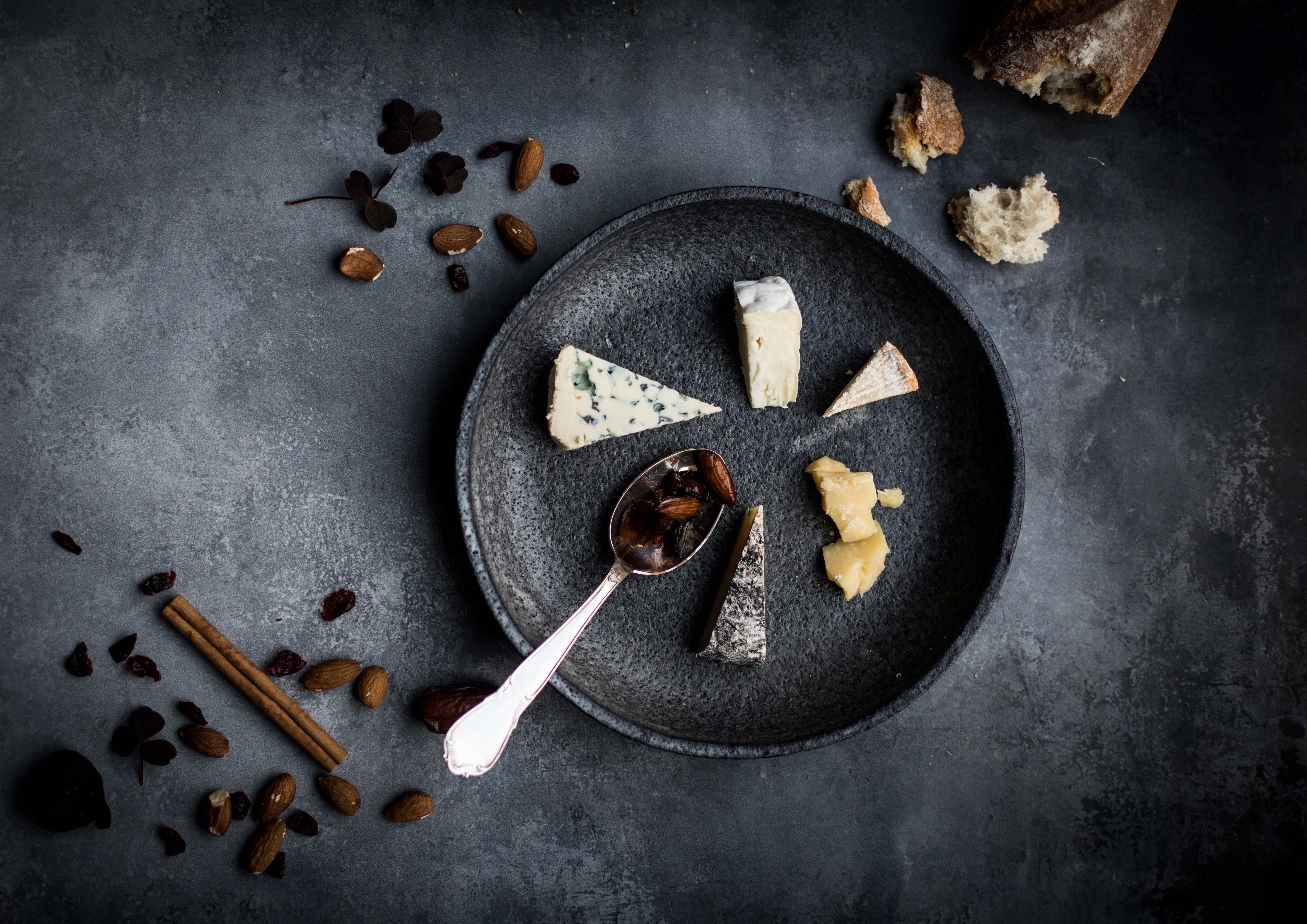 Julekrydret garniture til ostebordet