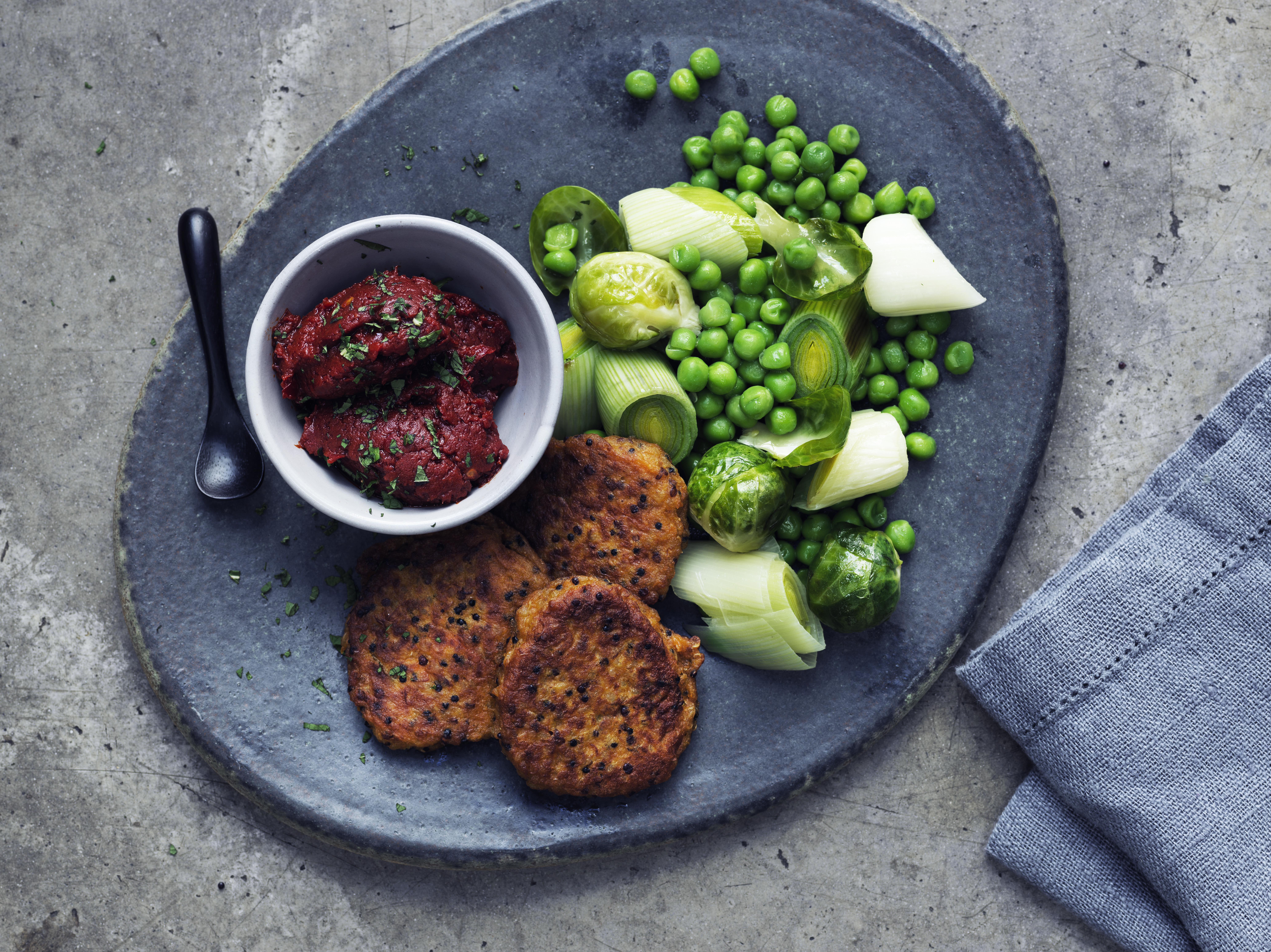 Sunde veggiedeller med quinoa