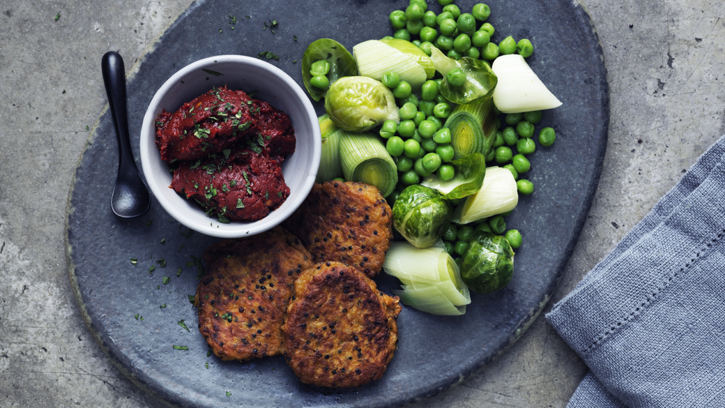 Sunde veggiedeller med quinoa