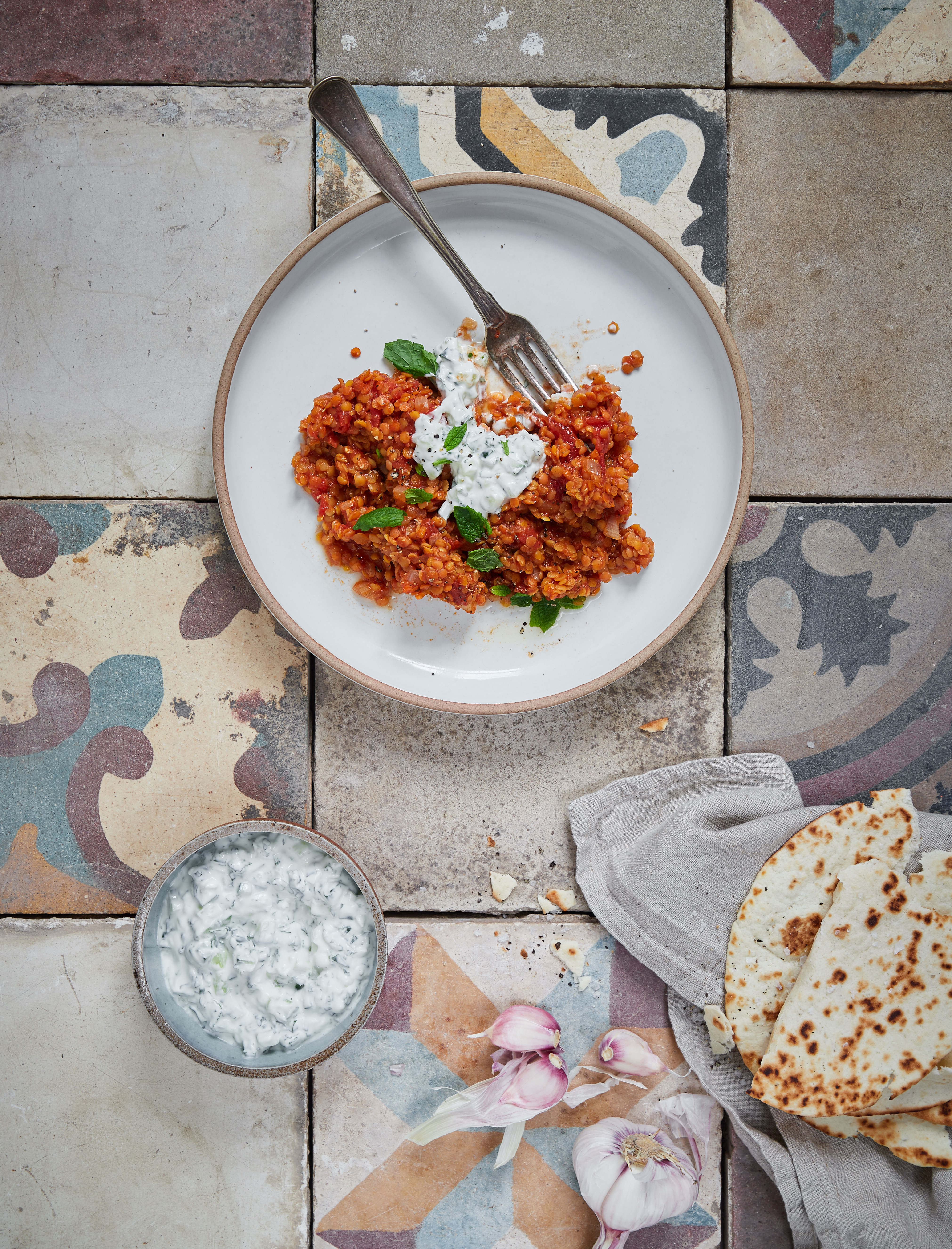 Indisk daal med raita