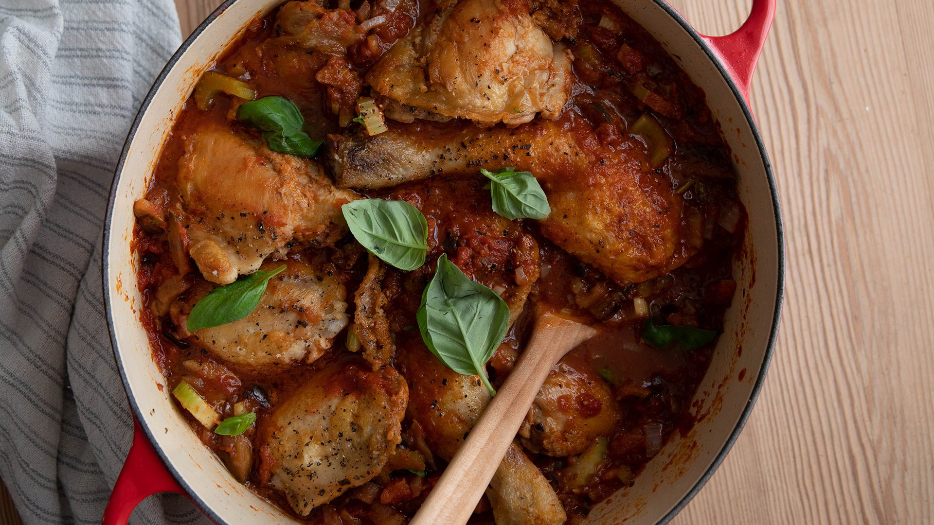 Kylling cacciatore