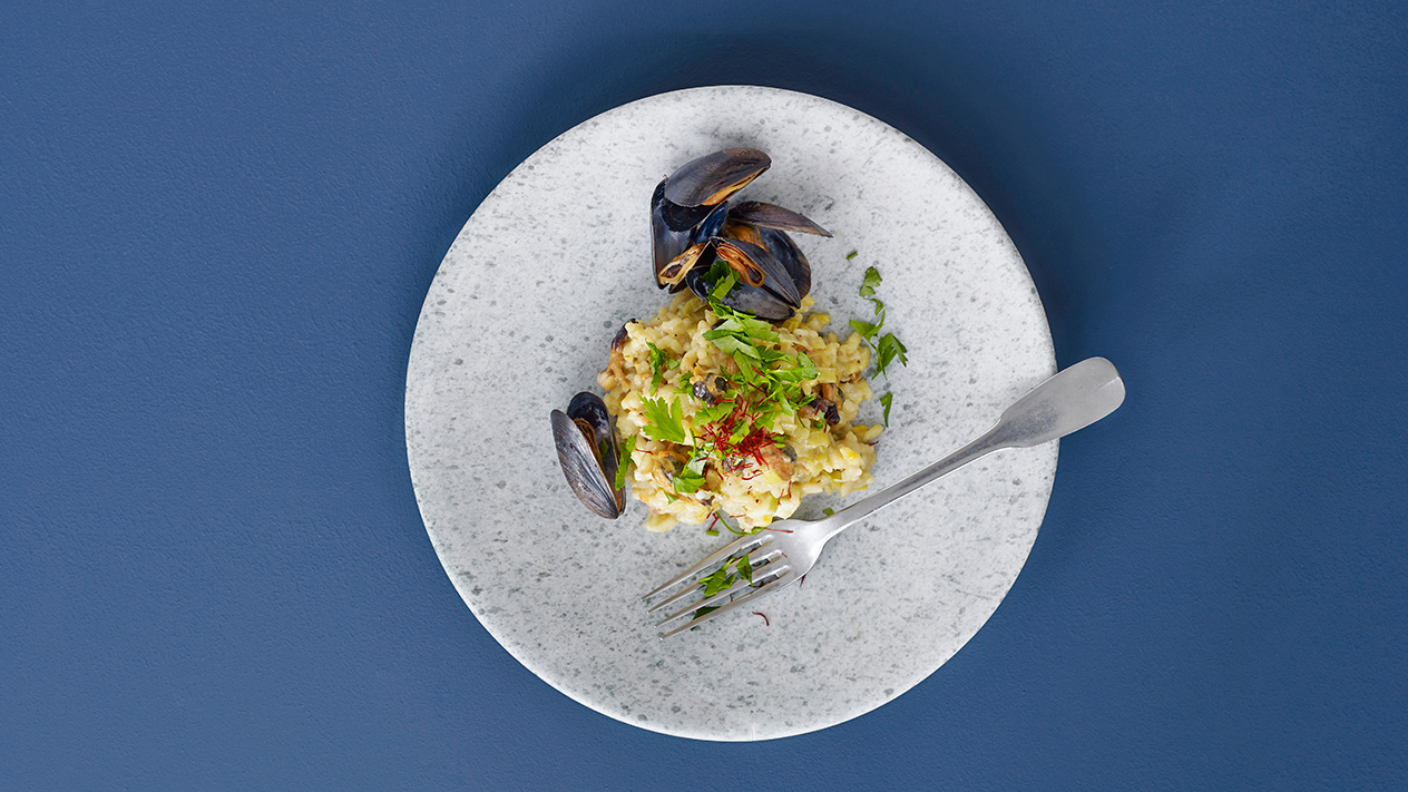 Risotto med muslinger