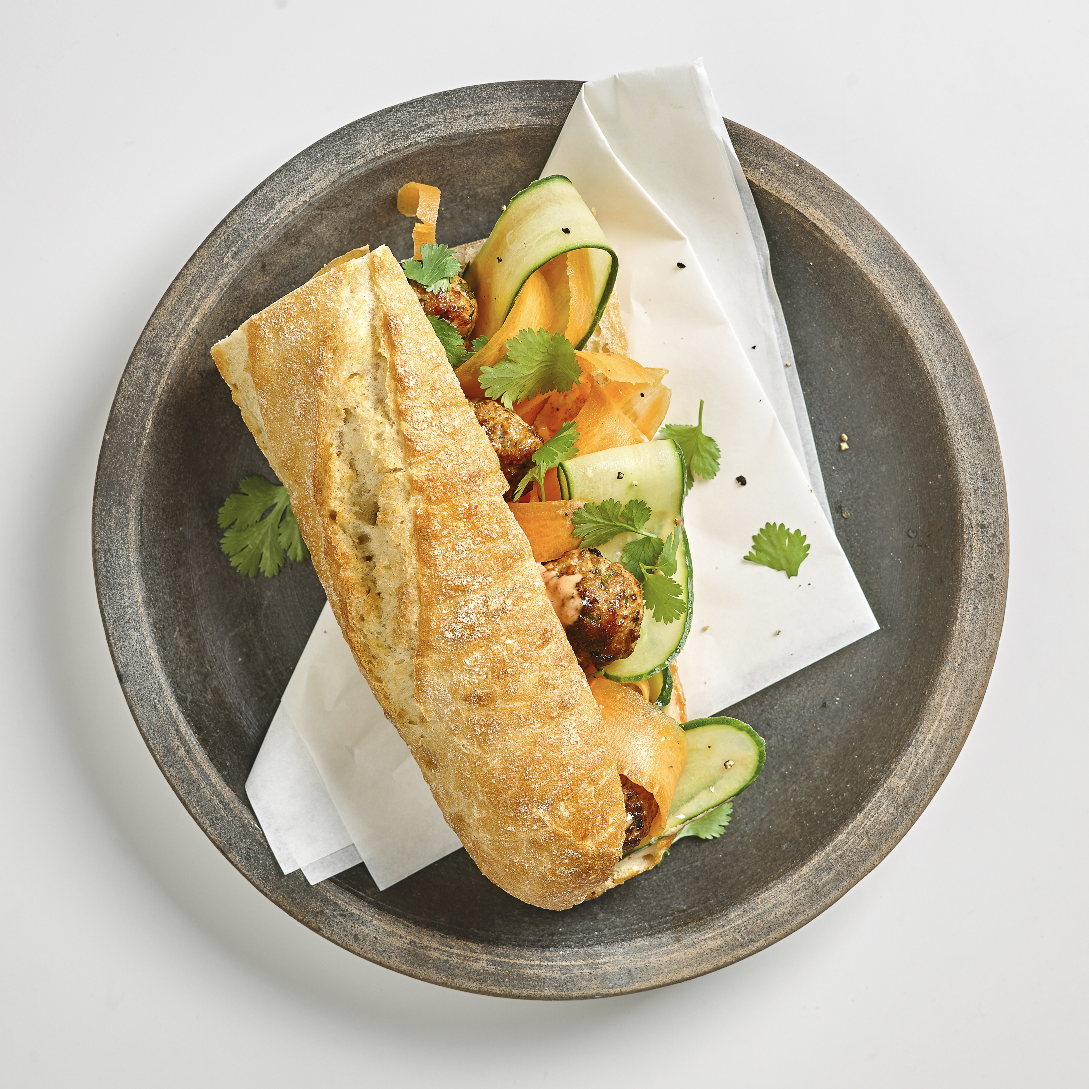  Banh mi - Vietnamesisk sandwich med kødboller