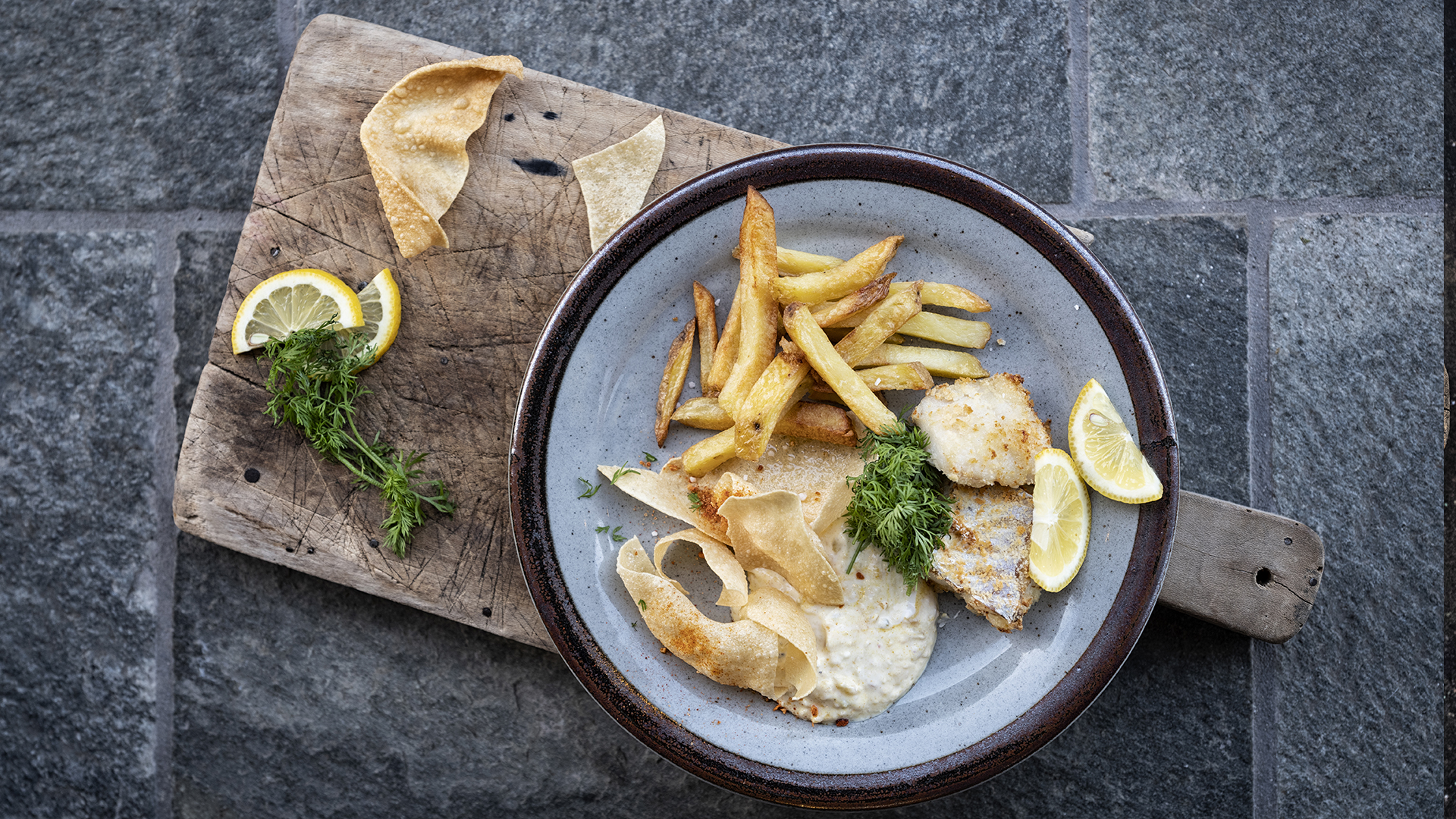 Fish and chips a la Holm