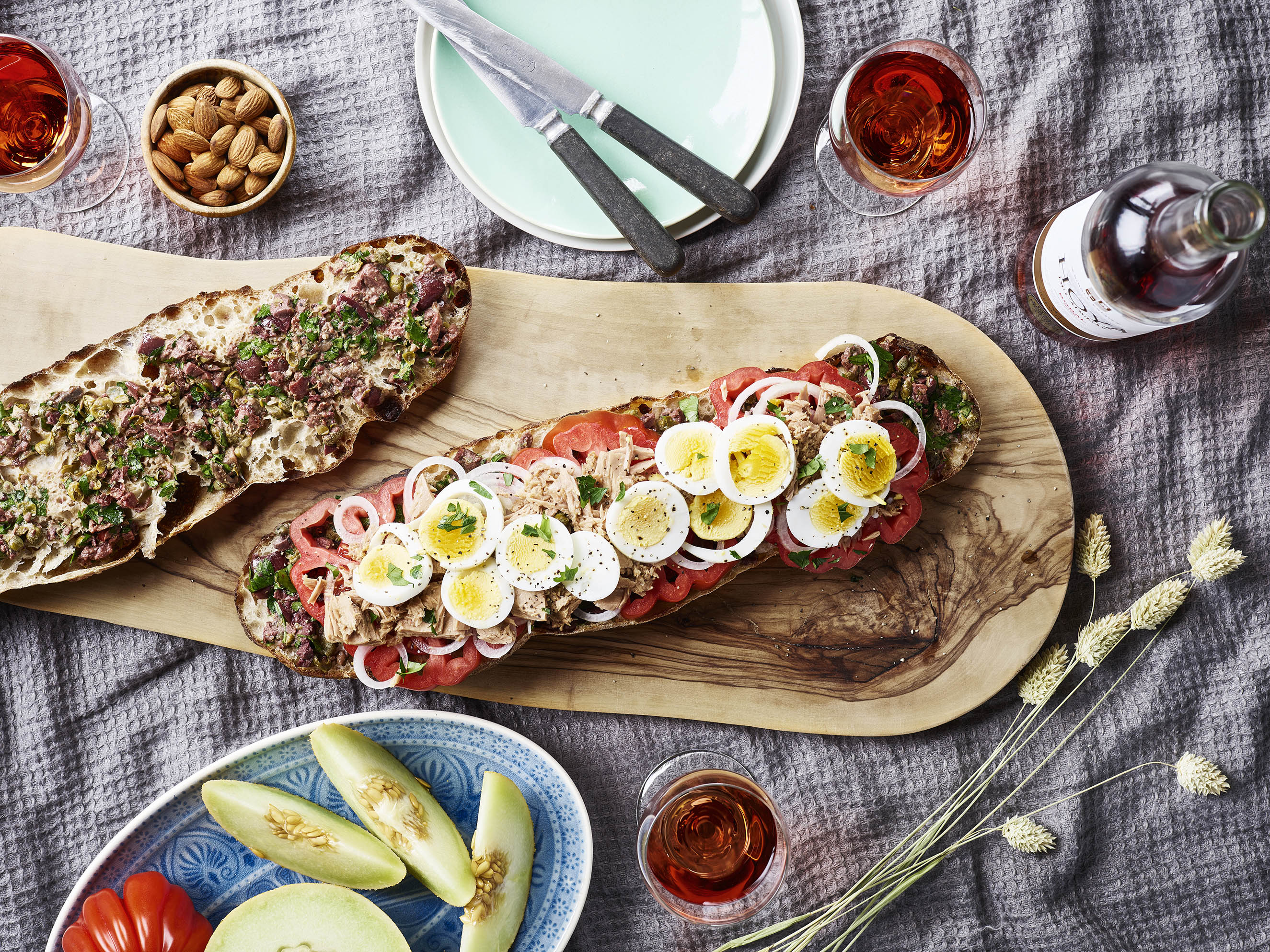 Pan bagnat, sydfransk picnicsandwich