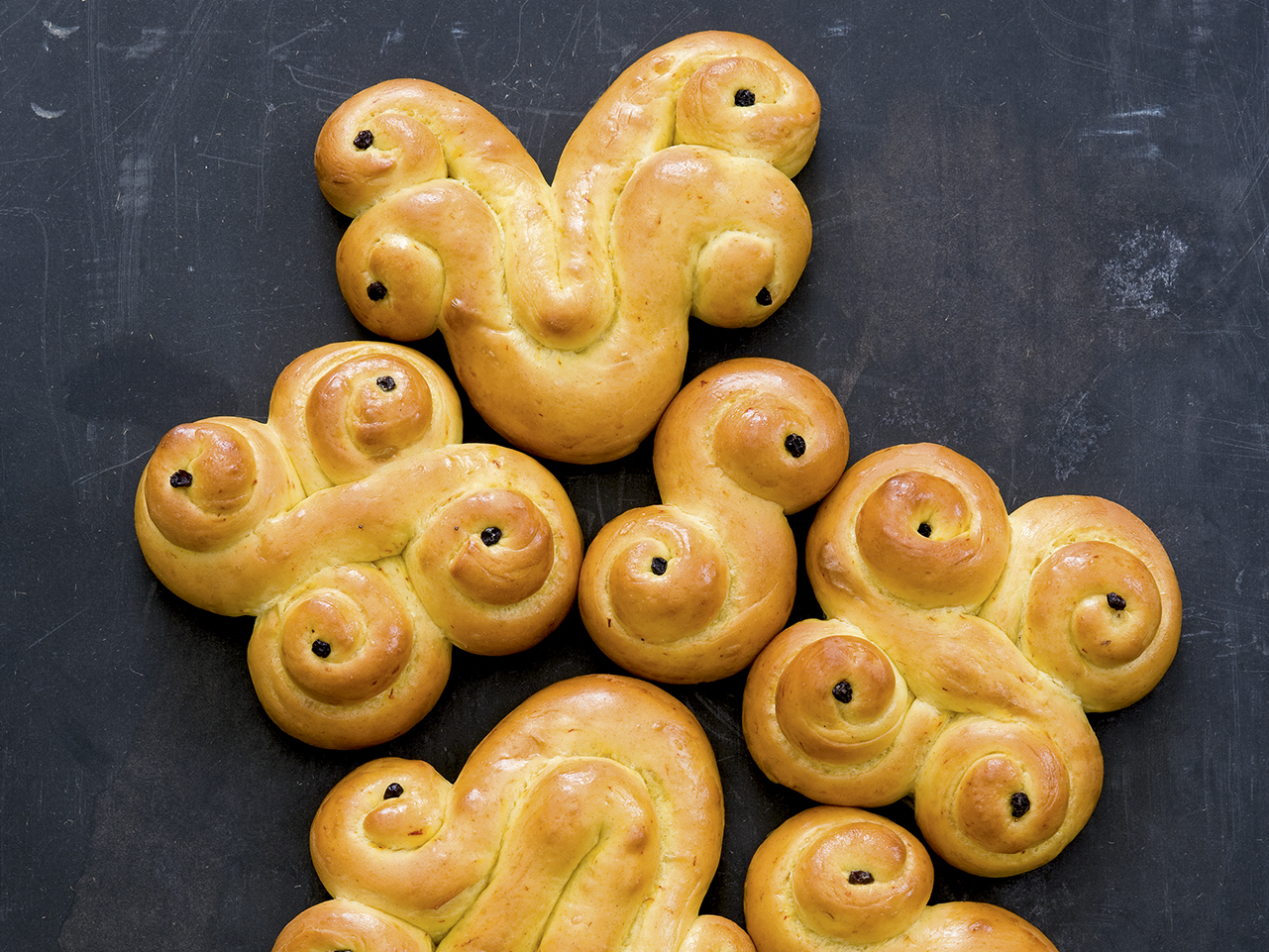Luciabrød (lussekatter)