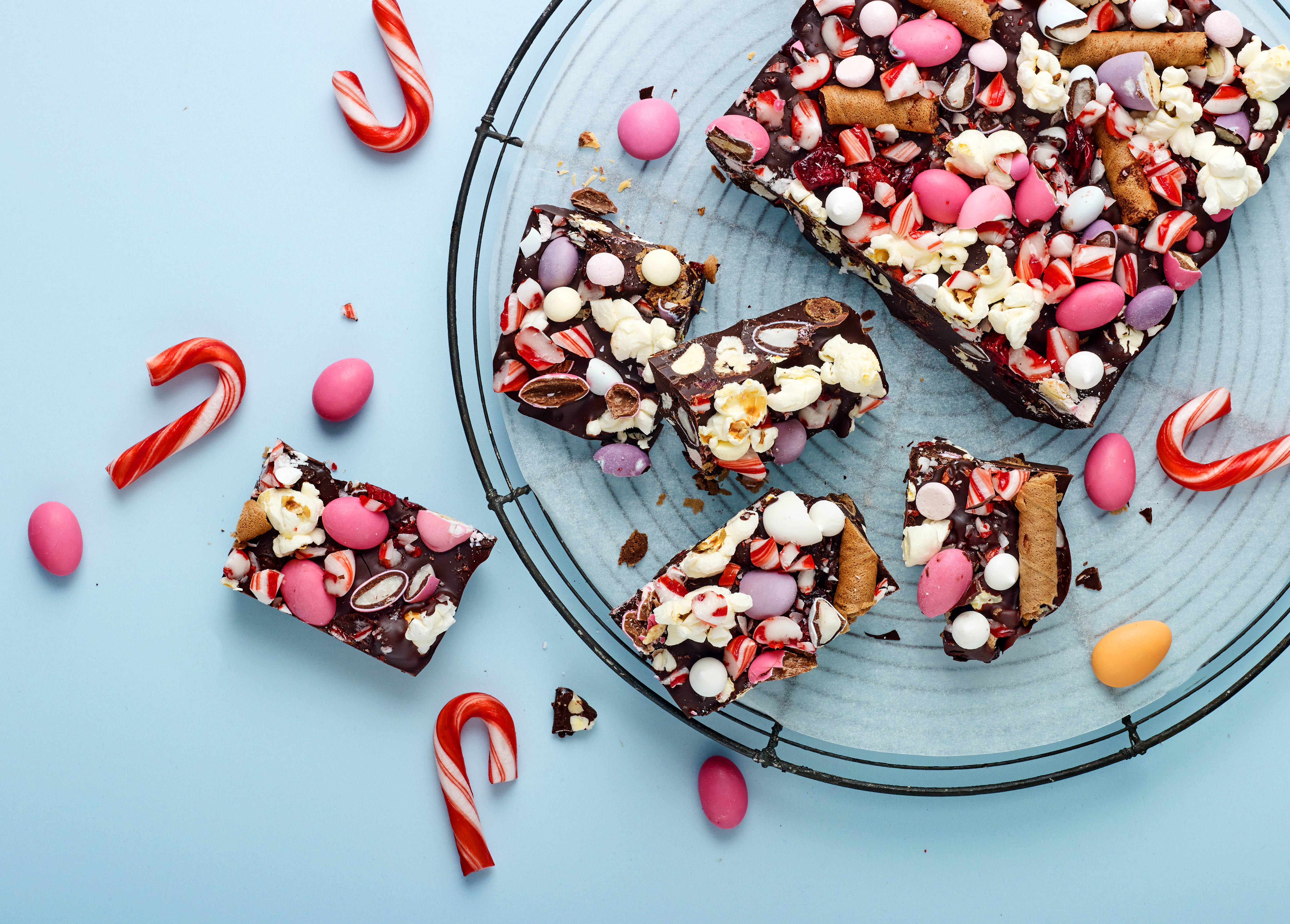 Rocky road med dronningmandler