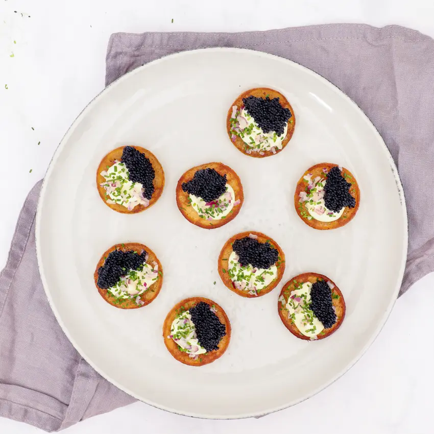 Blinis med caviar