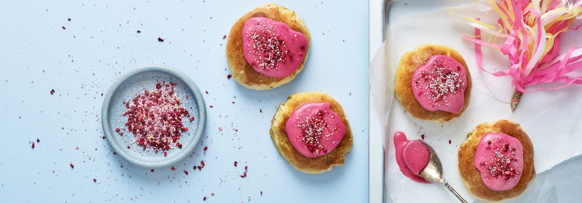 Klassiske fastelavnsboller med kagecreme