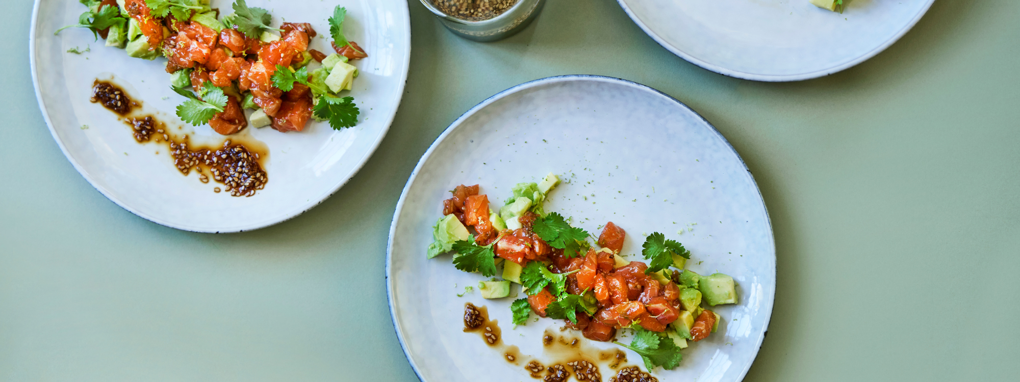 Laksetatar med asiatisk marinade