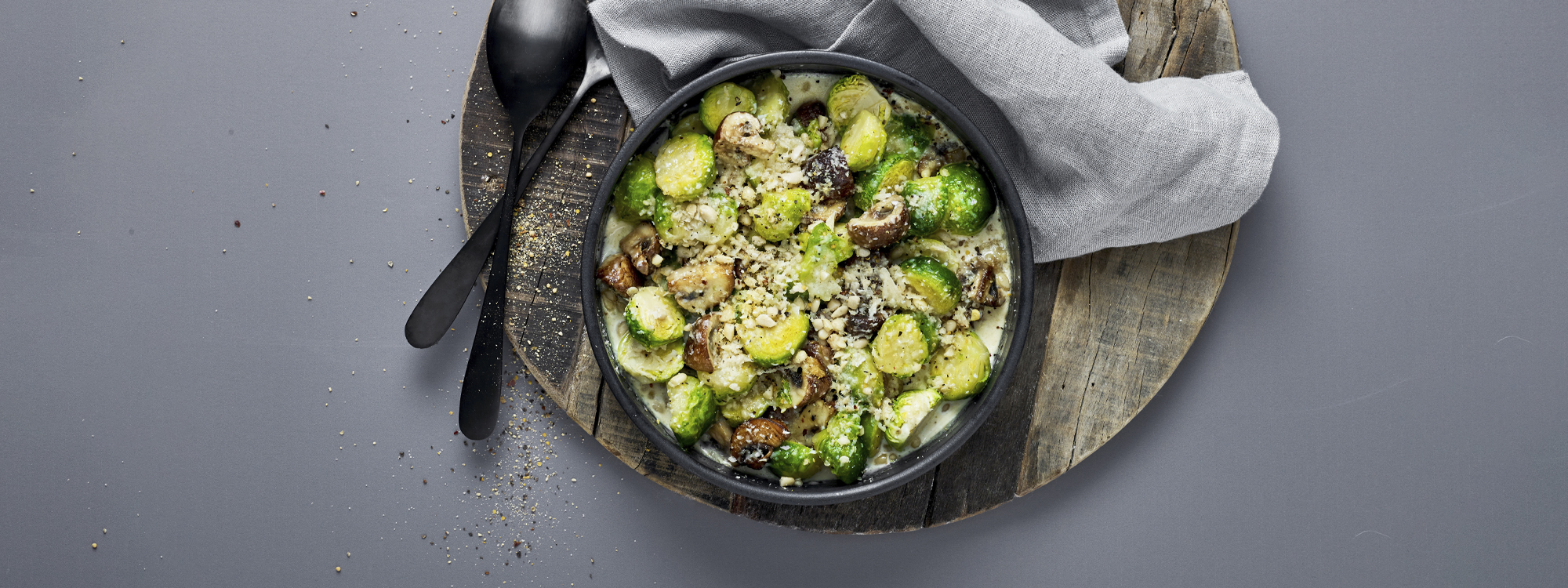Gratineret rosenkål