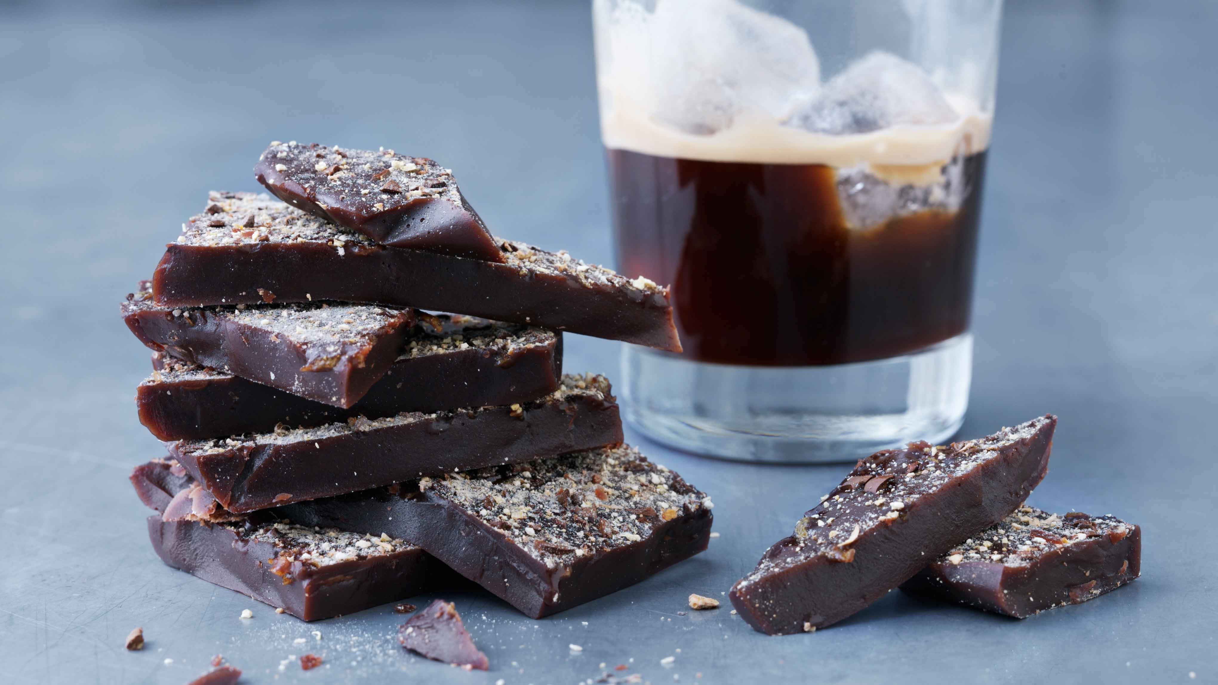 Karamel med kaffe og citron