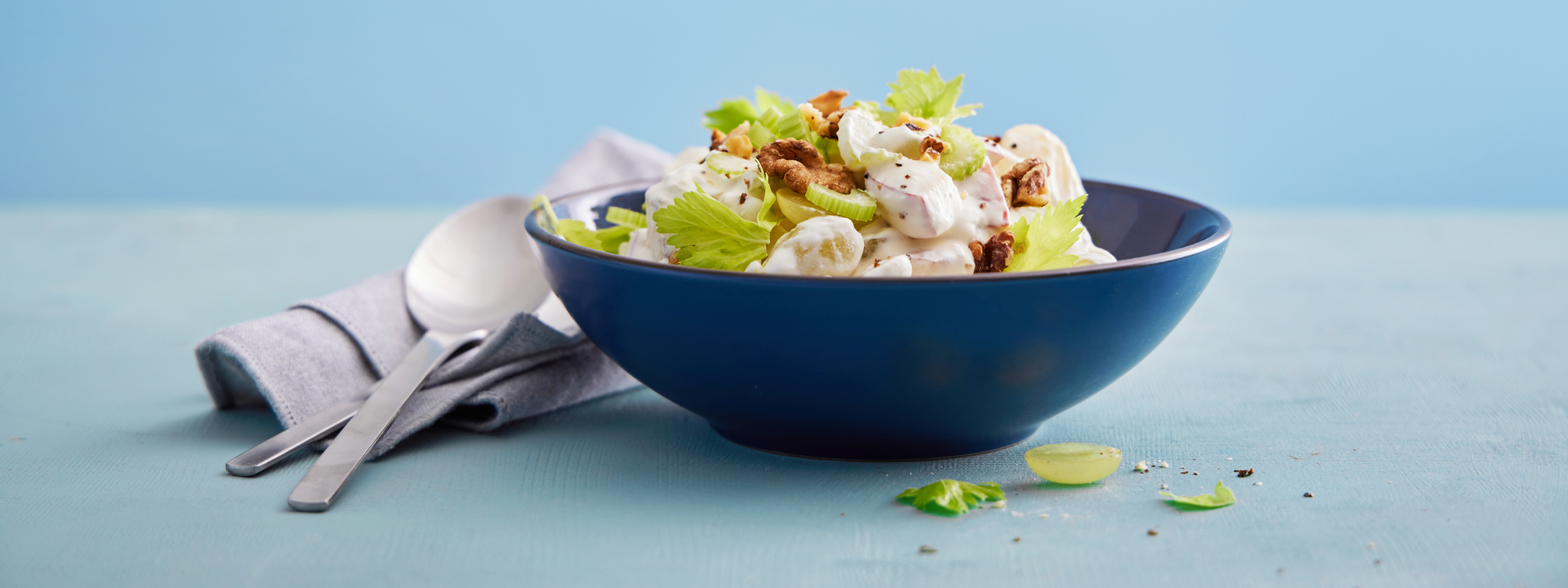 Waldorfsalat med creme fraiche
