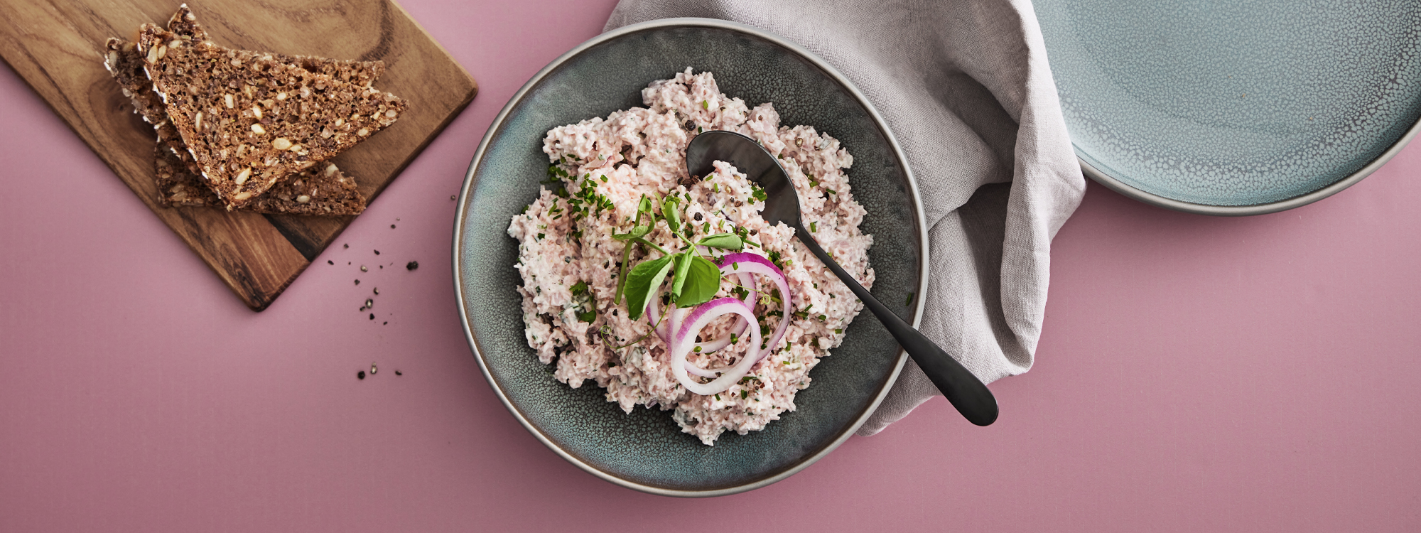 Enkel skinkesalat