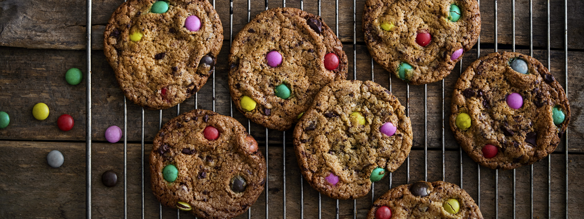 Cookies med chokoladeknapper