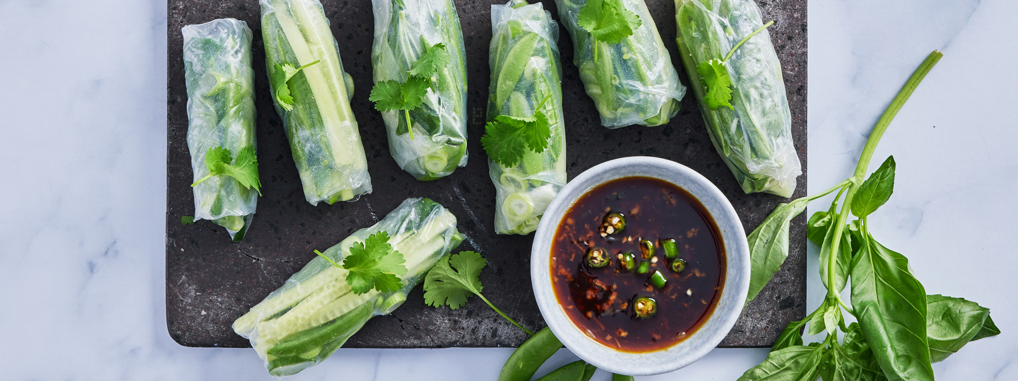 Friske forårsruller