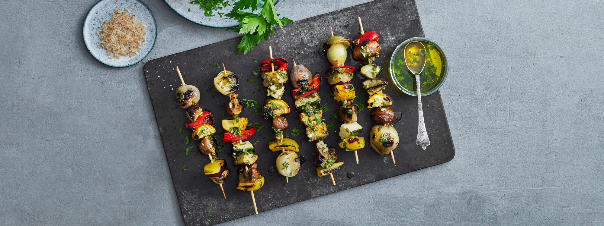 Vegetar grillspyd