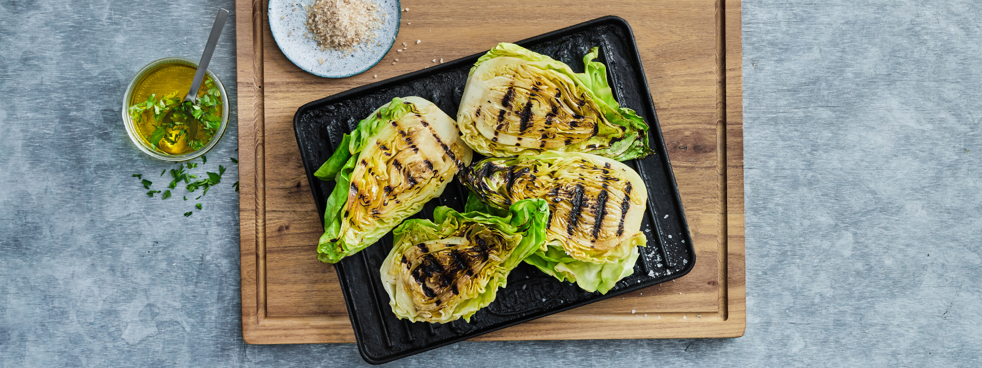 Grillede spidskål