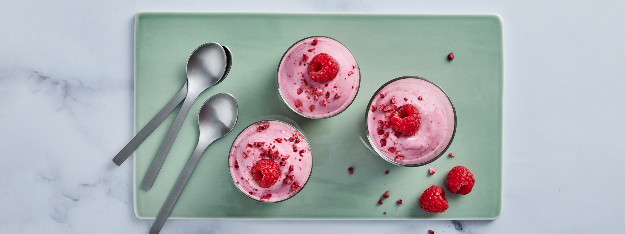 Nicecream med hindbær