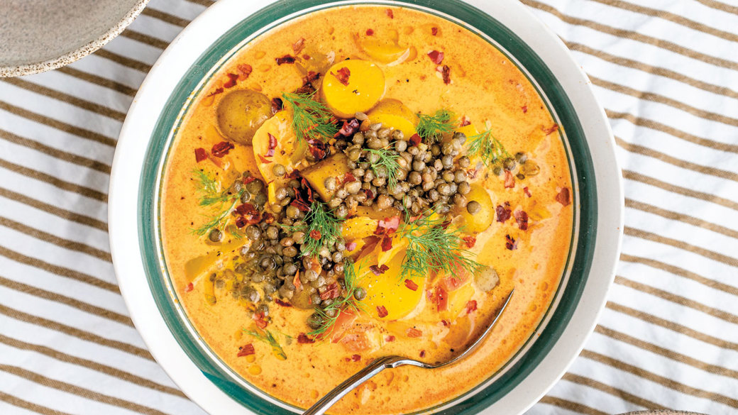 Vegetarisk bouillabaisse