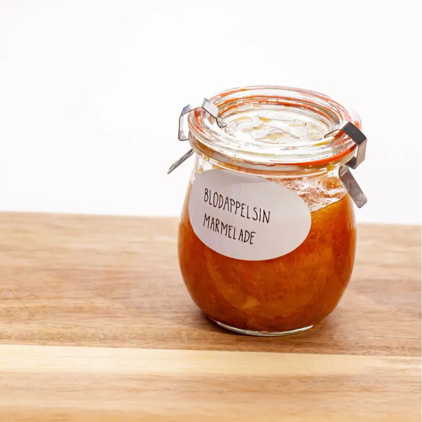 Blodappelsin marmelade