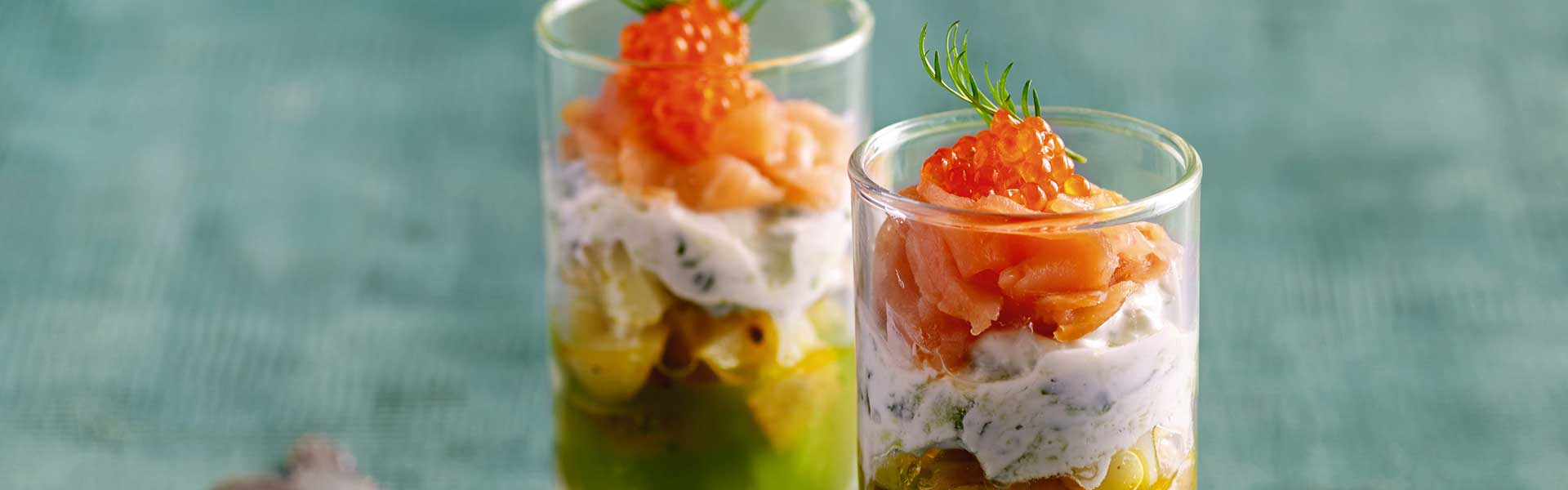 Tzatziki-laks med kartofler