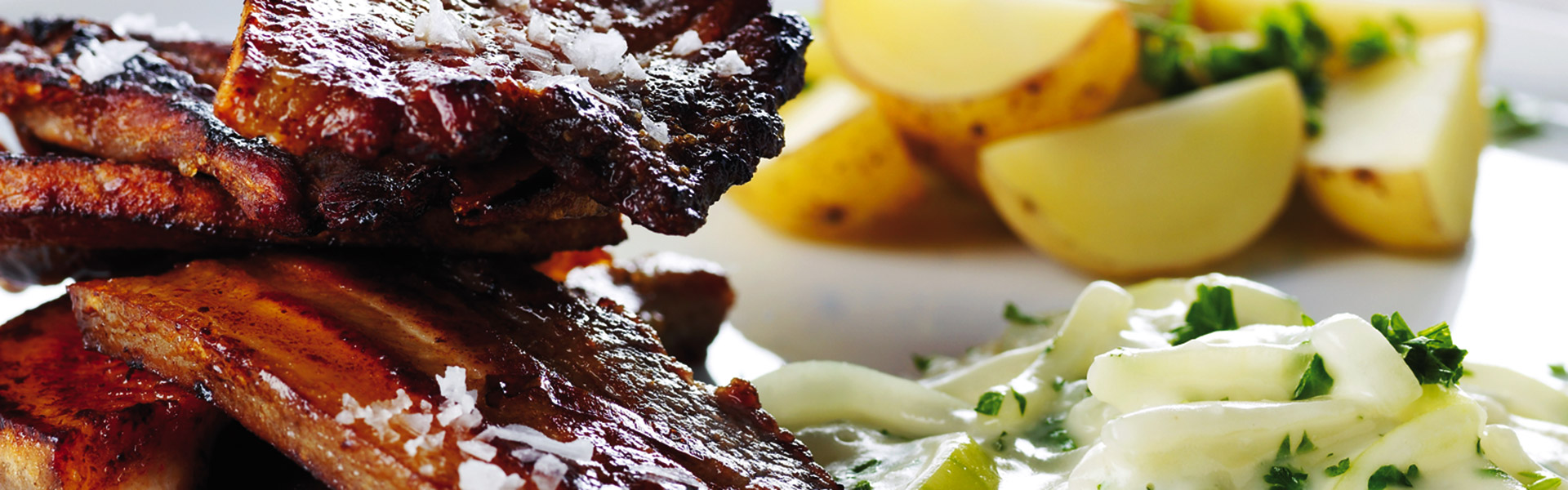 Stegt flæsk med løgsauce