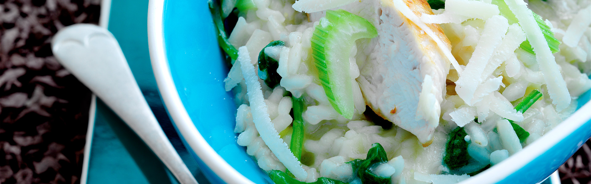 Risotto med kylling og spinat