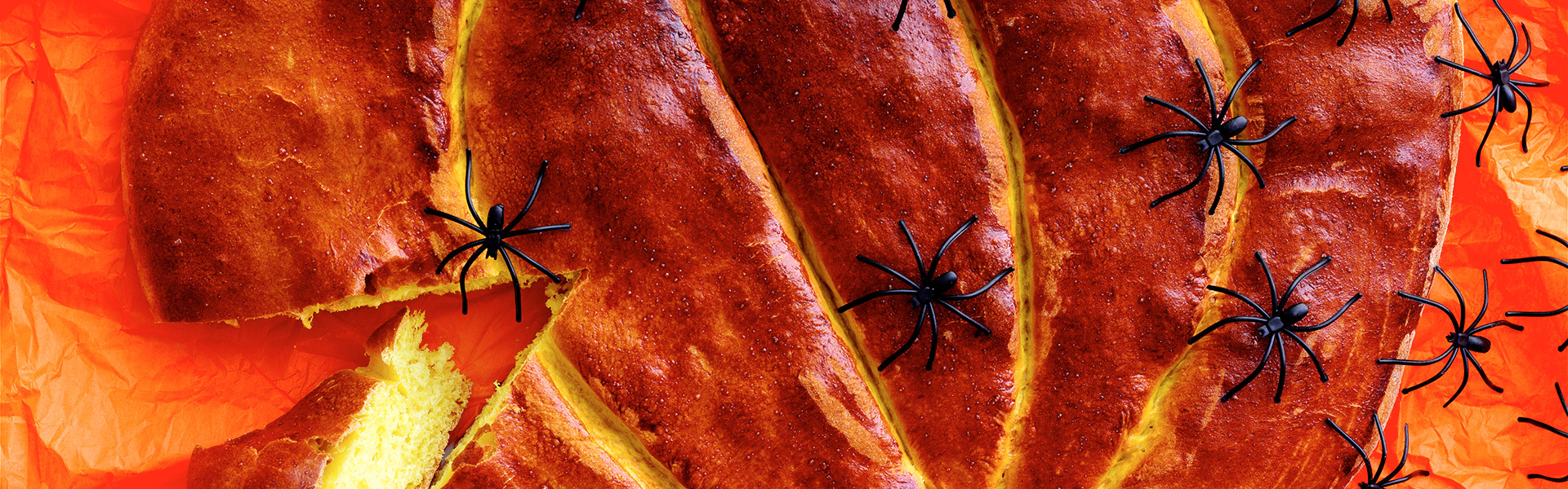 Halloweenbrød med kanelsmør