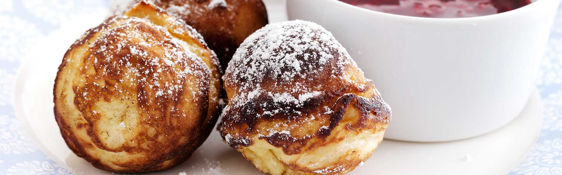 Gammeldags æbleskiver med kardemomme
