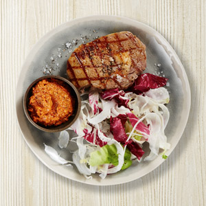 Romesco sauce til grillbøfferne