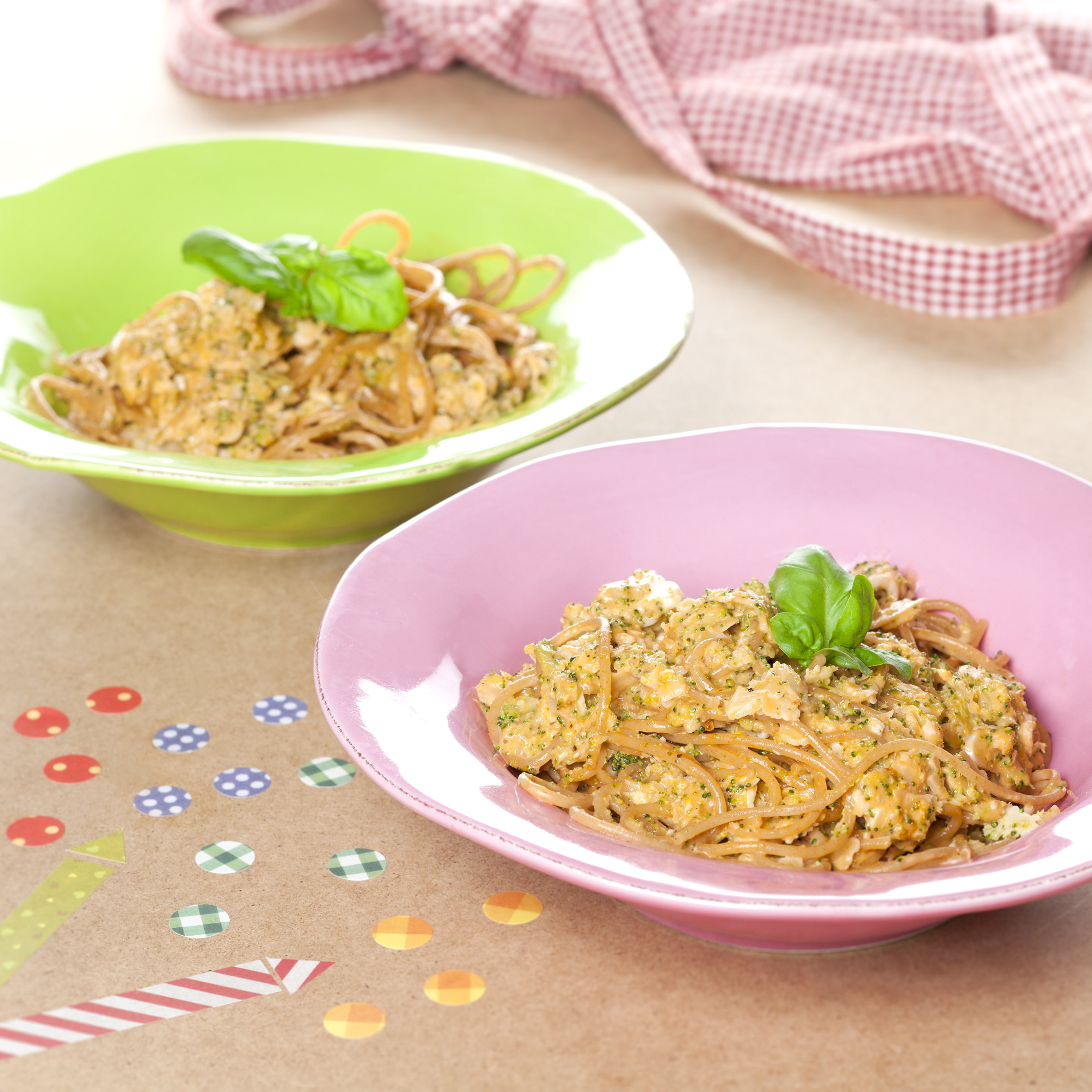 Broccoli- og blomkåls couscous og pasta