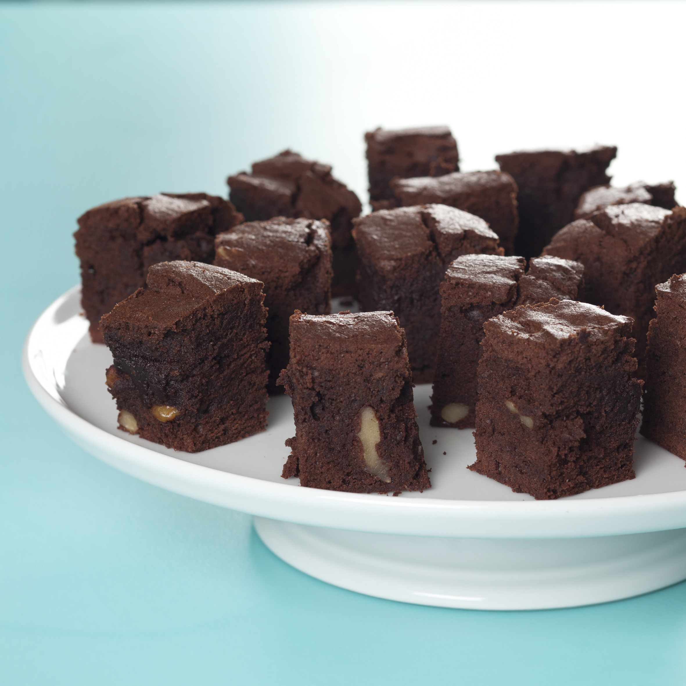 Brownies med valnøddekerner