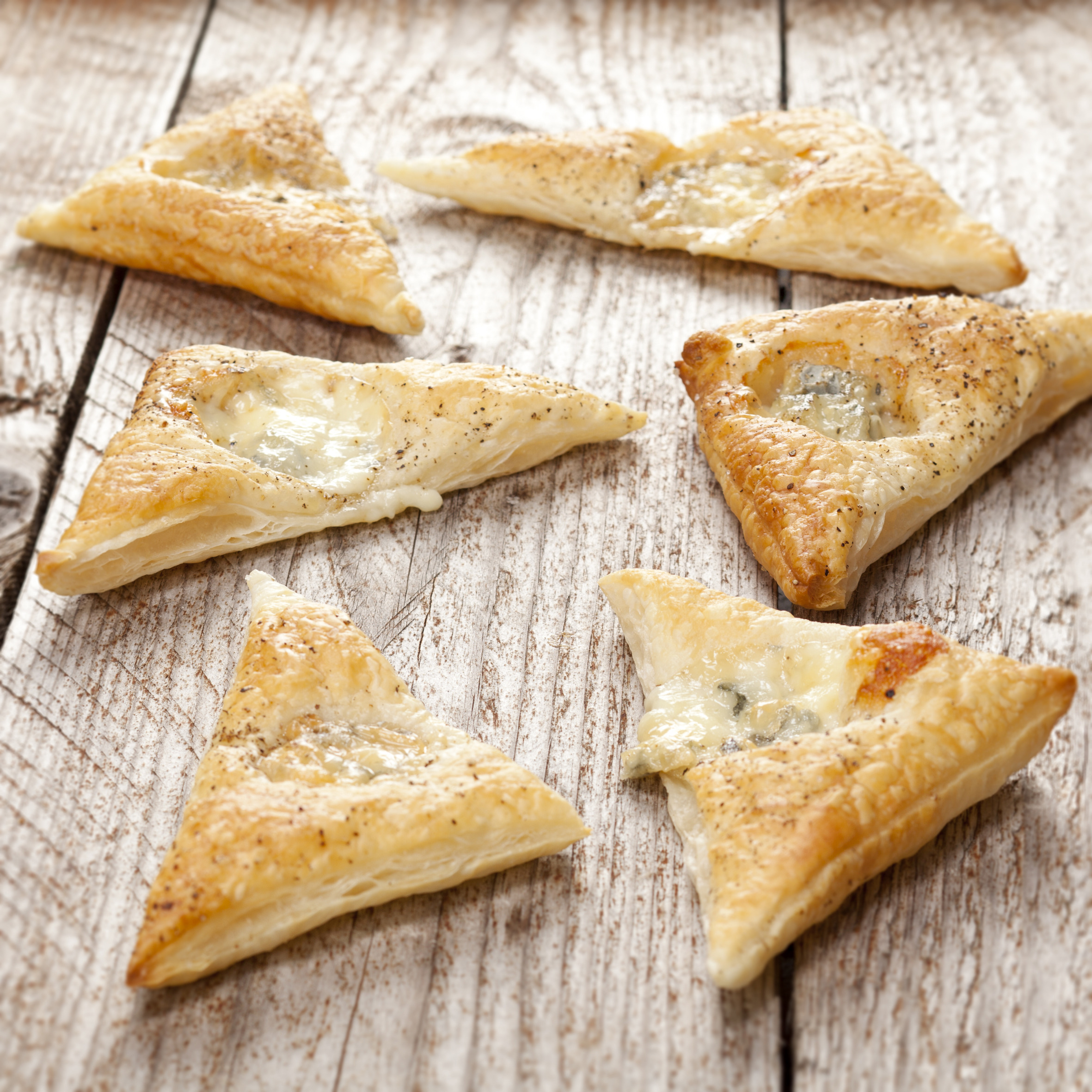 Butterdejssnitter med blå ost