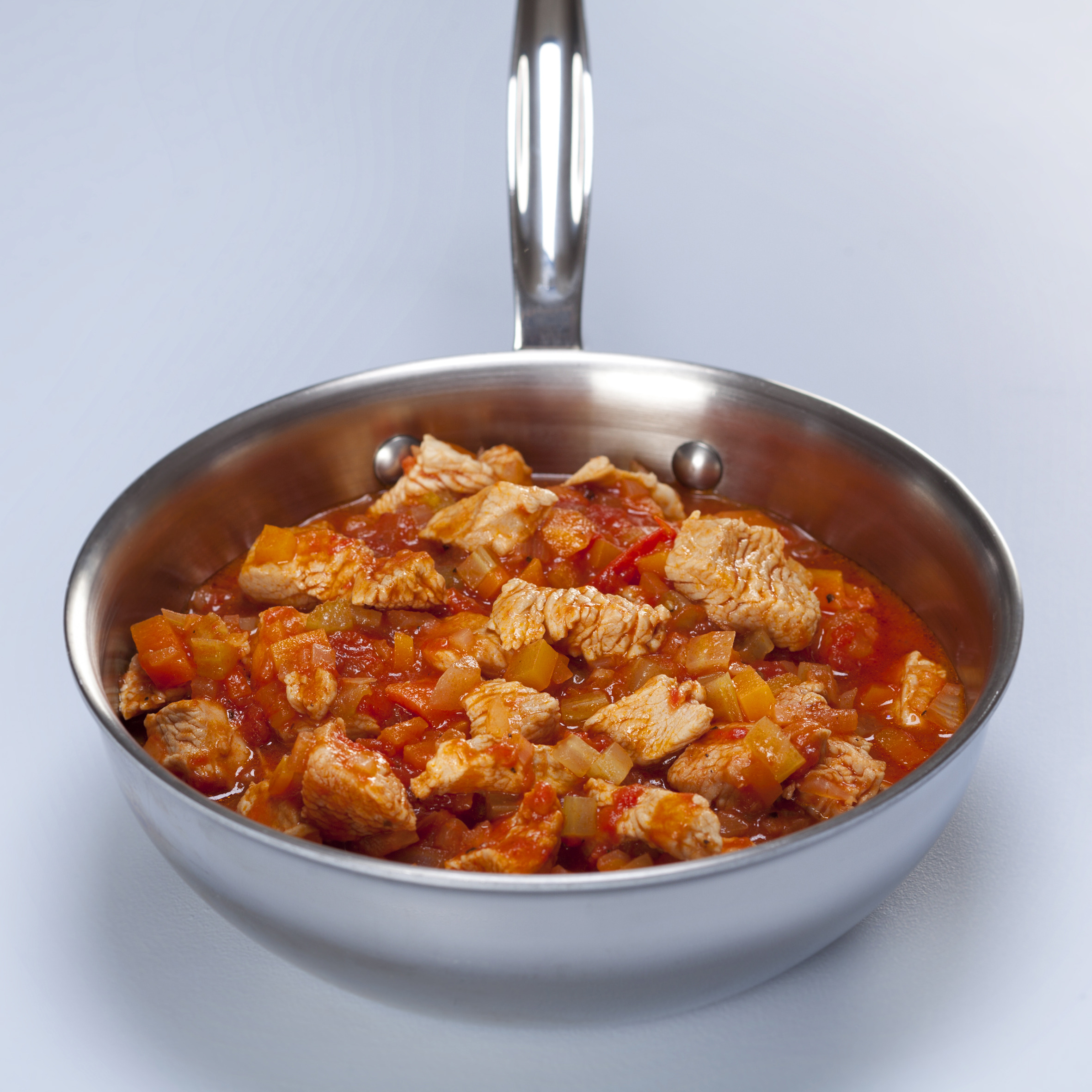 Kalkun i tomat med pasta