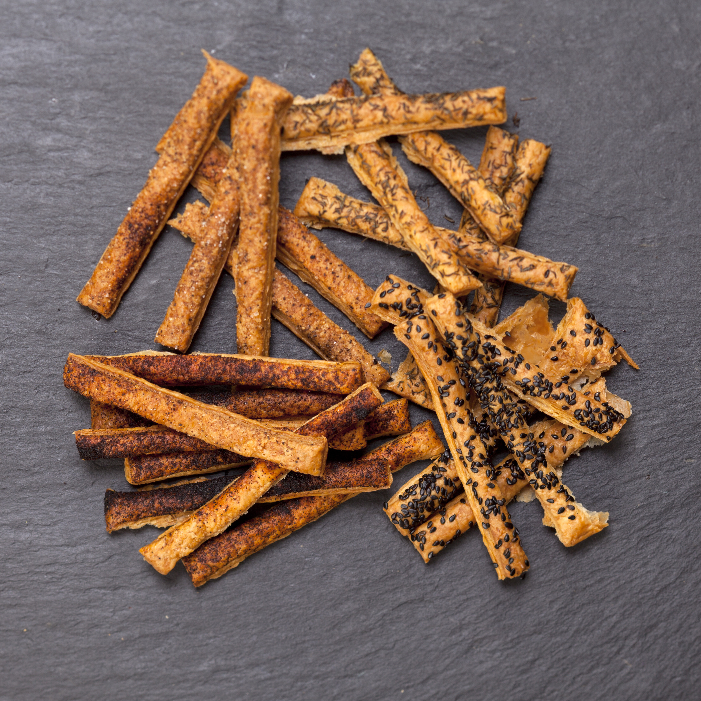 Krydrede butterdejsstænger